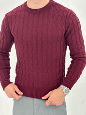 GIROCOLLO INTRECCIATO BORDEAUX ART23-642