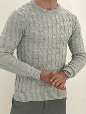 GIROCOLLO INTRECCIATO GRIGIO ART23-642