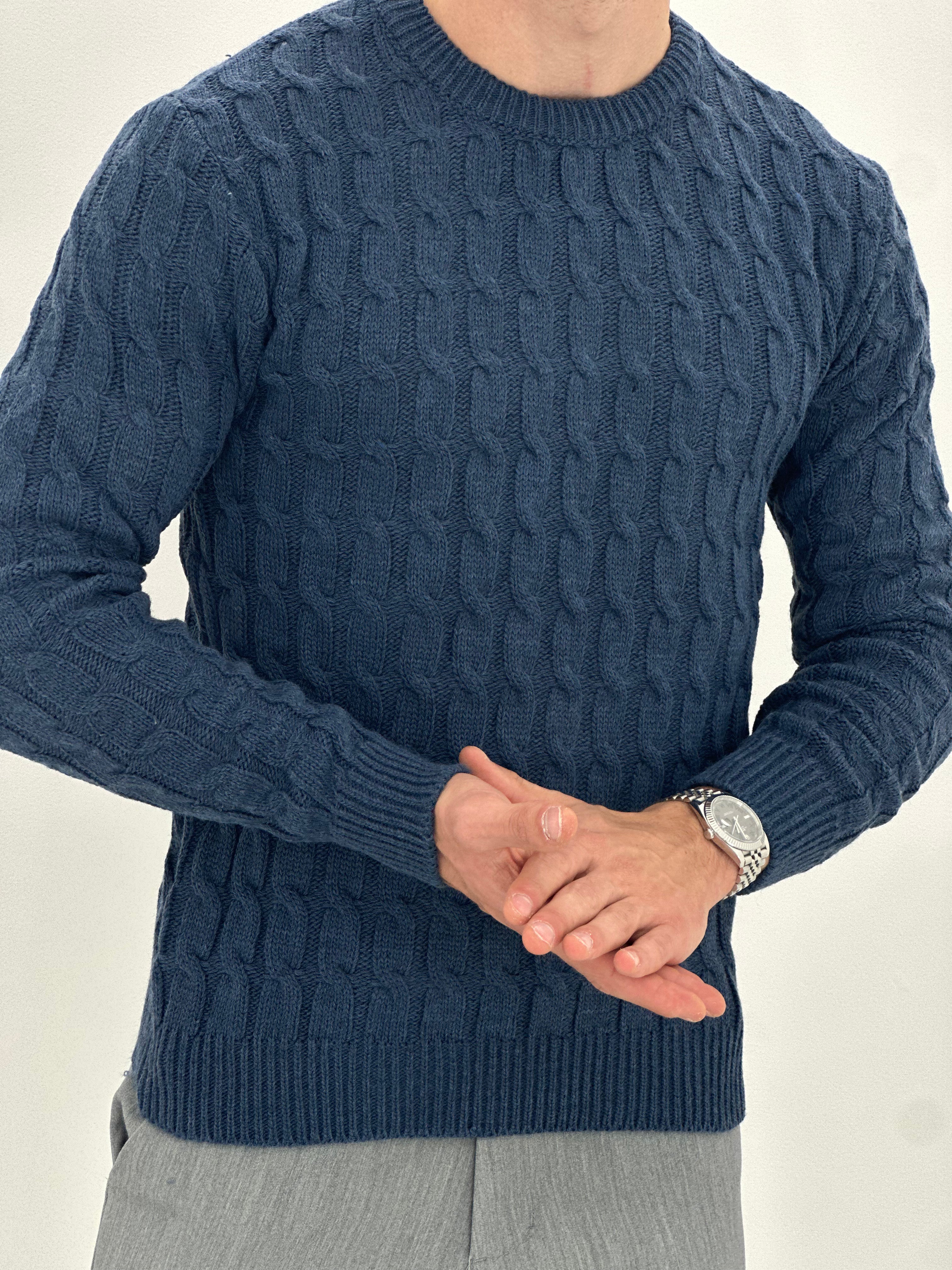 GIROCOLLO INTRECCIATO BLU ART23-642