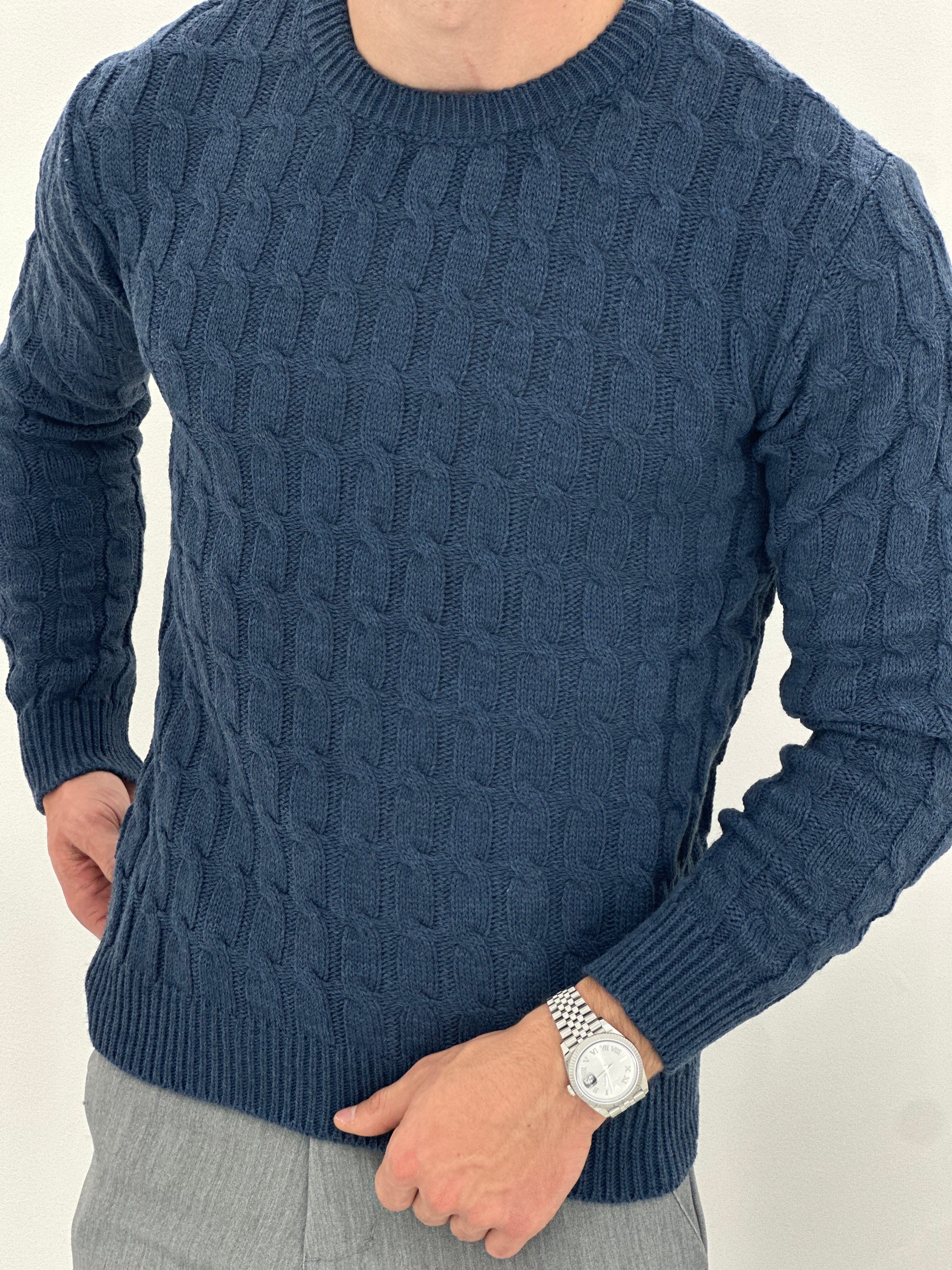 GIROCOLLO INTRECCIATO BLU ART23-642