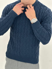 GIROCOLLO INTRECCIATO BLU ART23-642