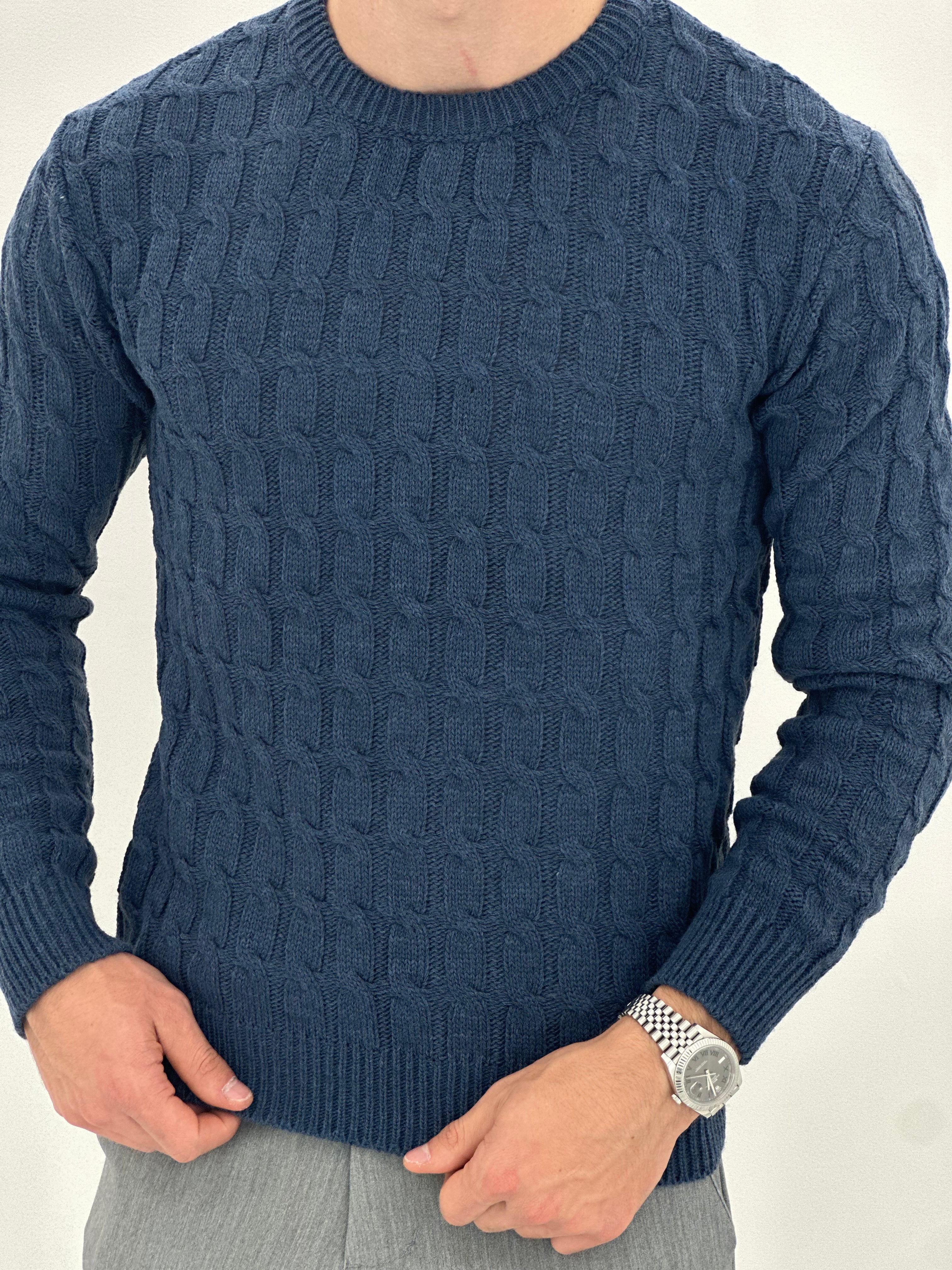 GIROCOLLO INTRECCIATO BLU ART23-642
