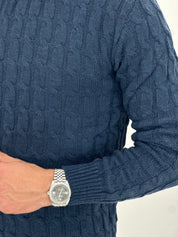 GIROCOLLO INTRECCIATO BLU ART23-642