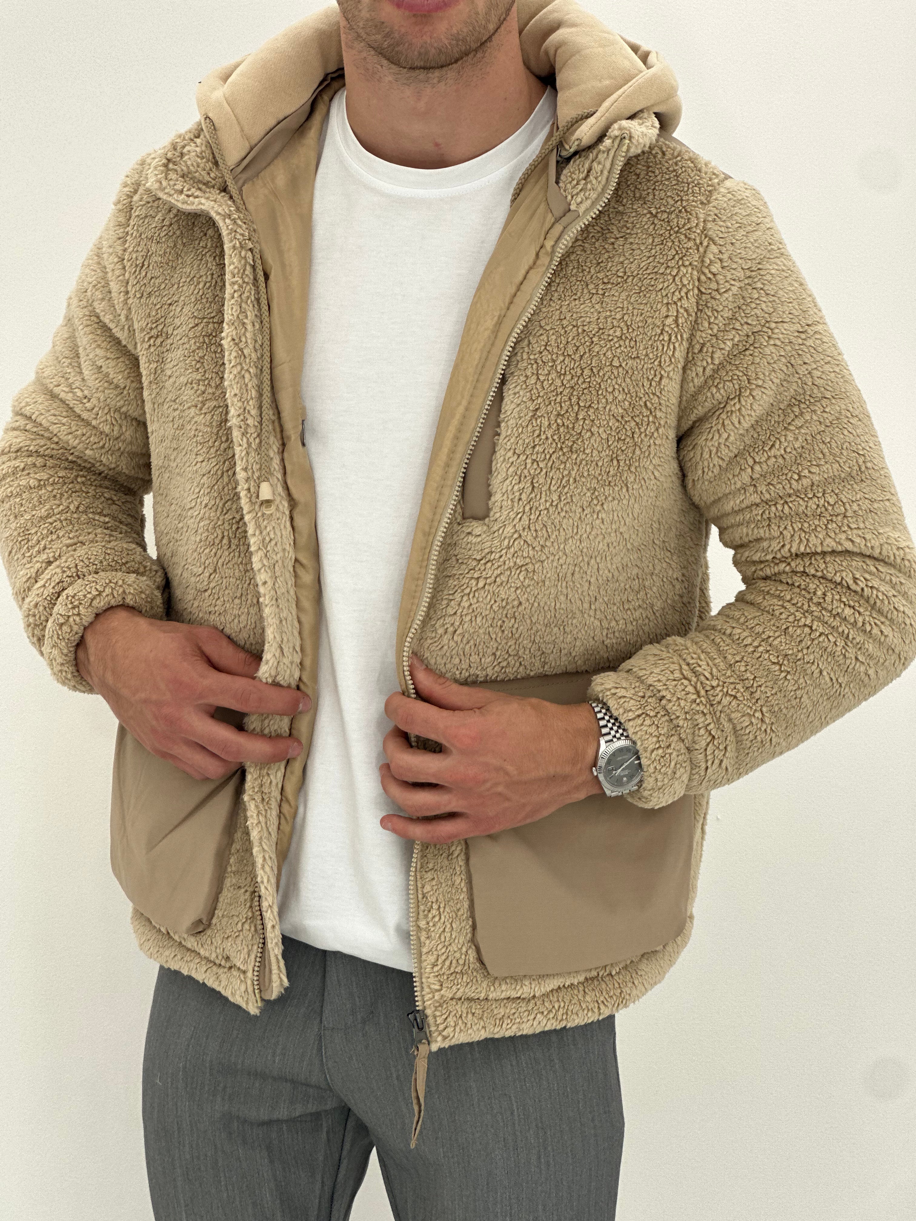 GIACCA TEDDY CON TASCONI