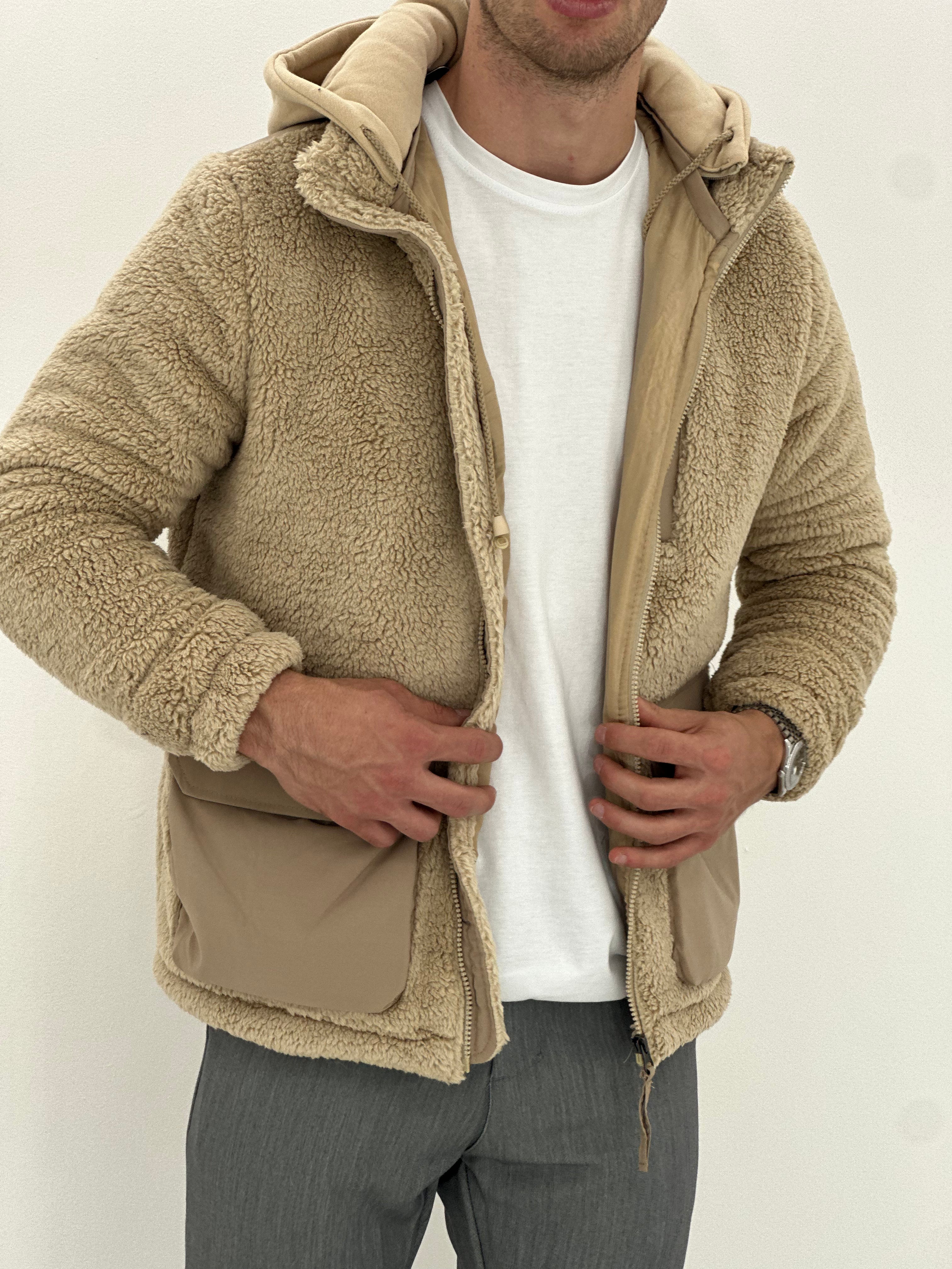GIACCA TEDDY CON TASCONI