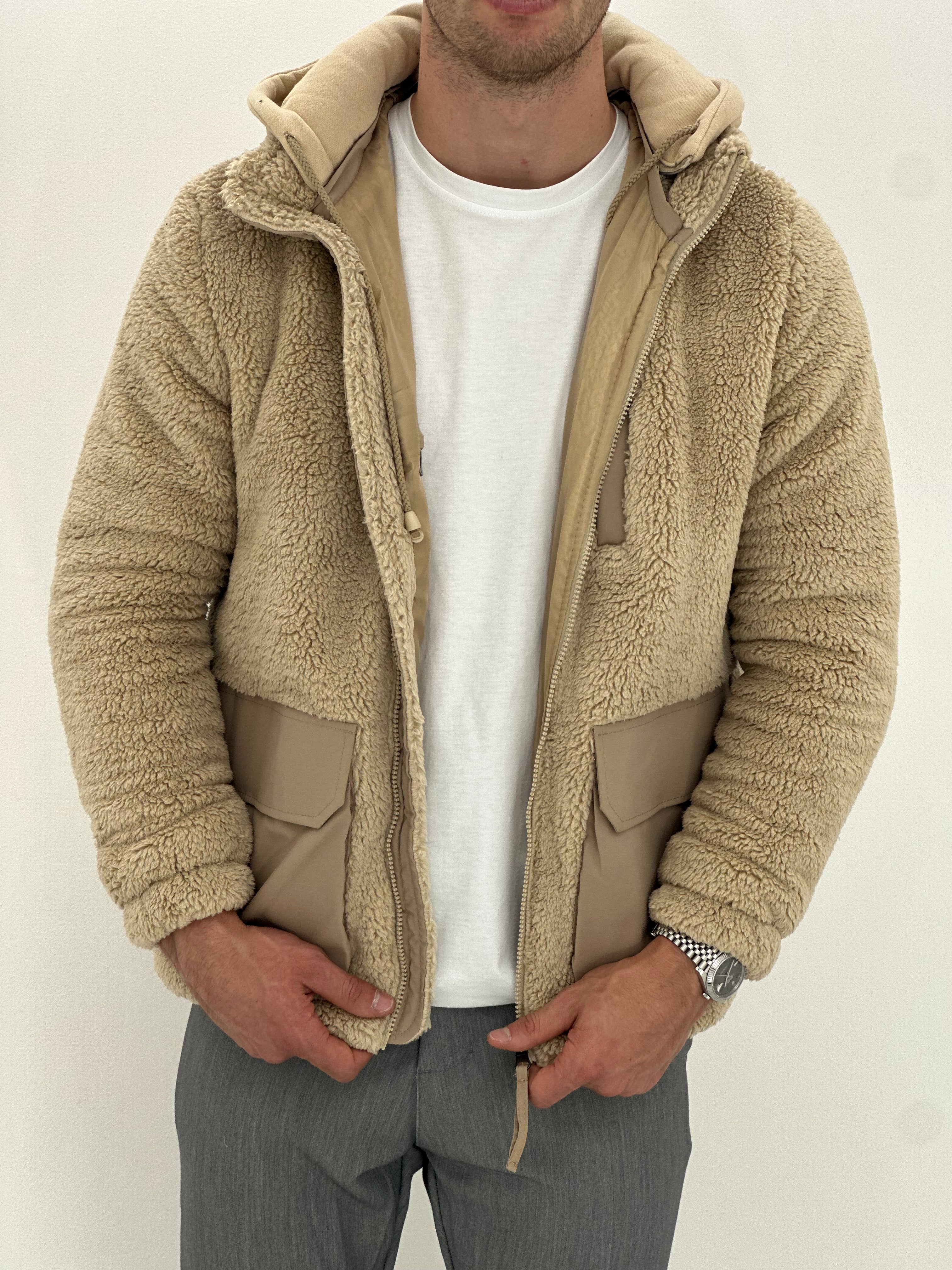 GIACCA TEDDY CON TASCONI