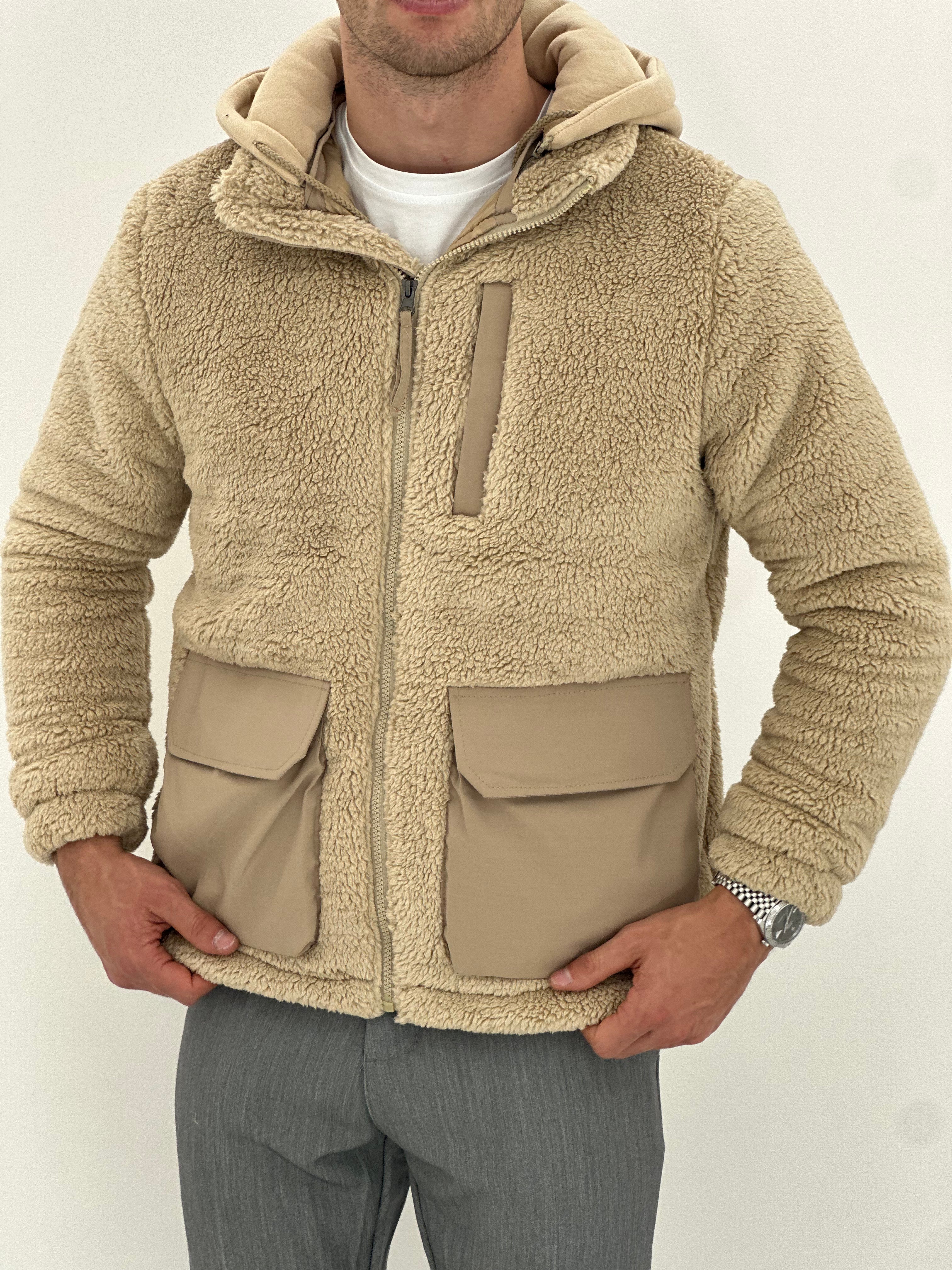 GIACCA TEDDY CON TASCONI