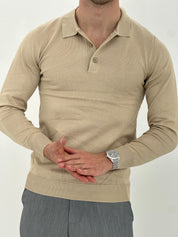 POLO MANICA LUNGA WFM002 COL.SABBIA