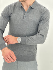 POLO MANICA LUNGA WFM002 COL.GRIGIO