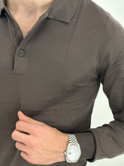 POLO MANICA LUNGA WFM002 COL.FANGO