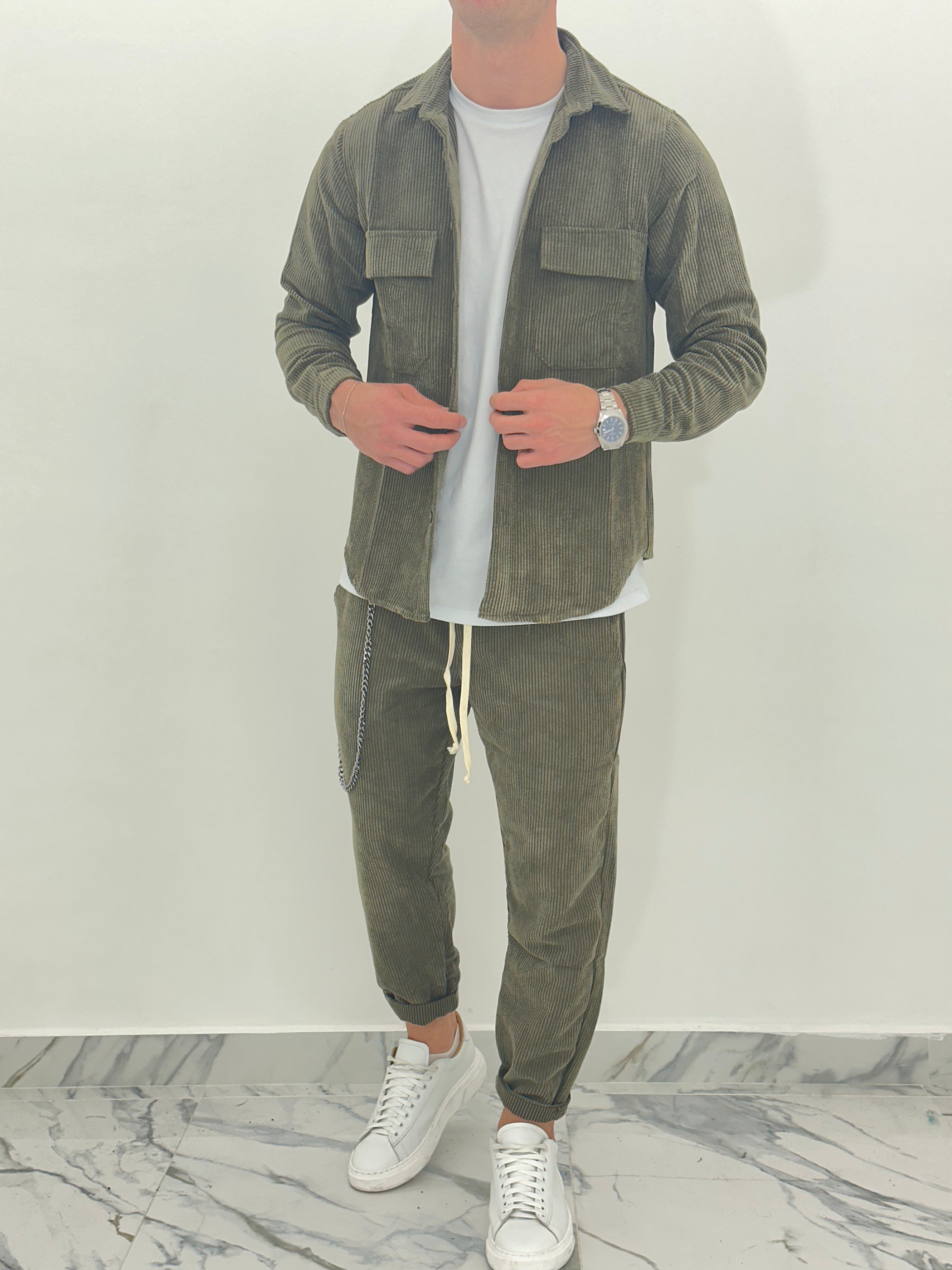 COMPLETO NIZZA - col.VERDE MILITARE