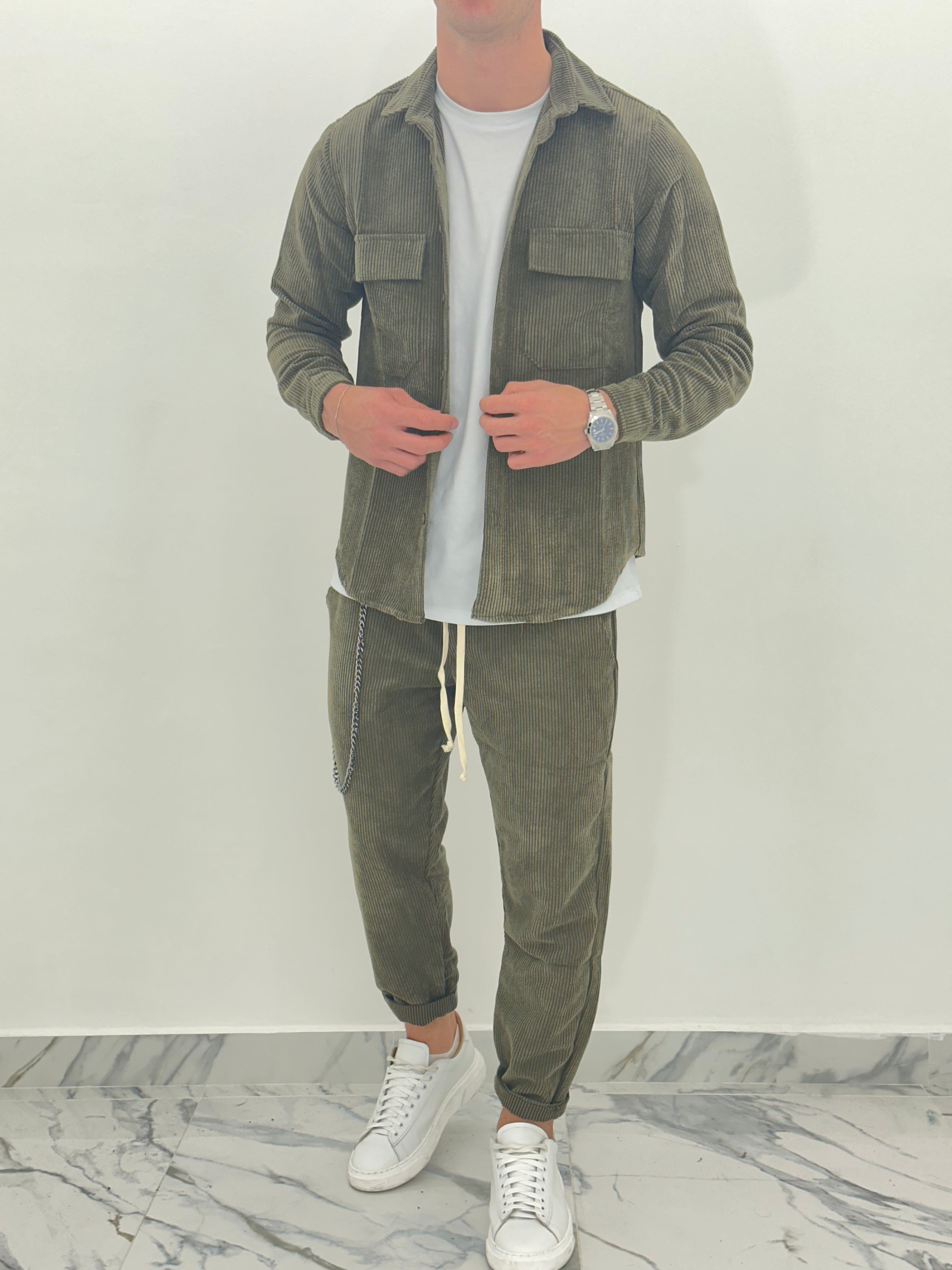 COMPLETO NIZZA - col.VERDE MILITARE