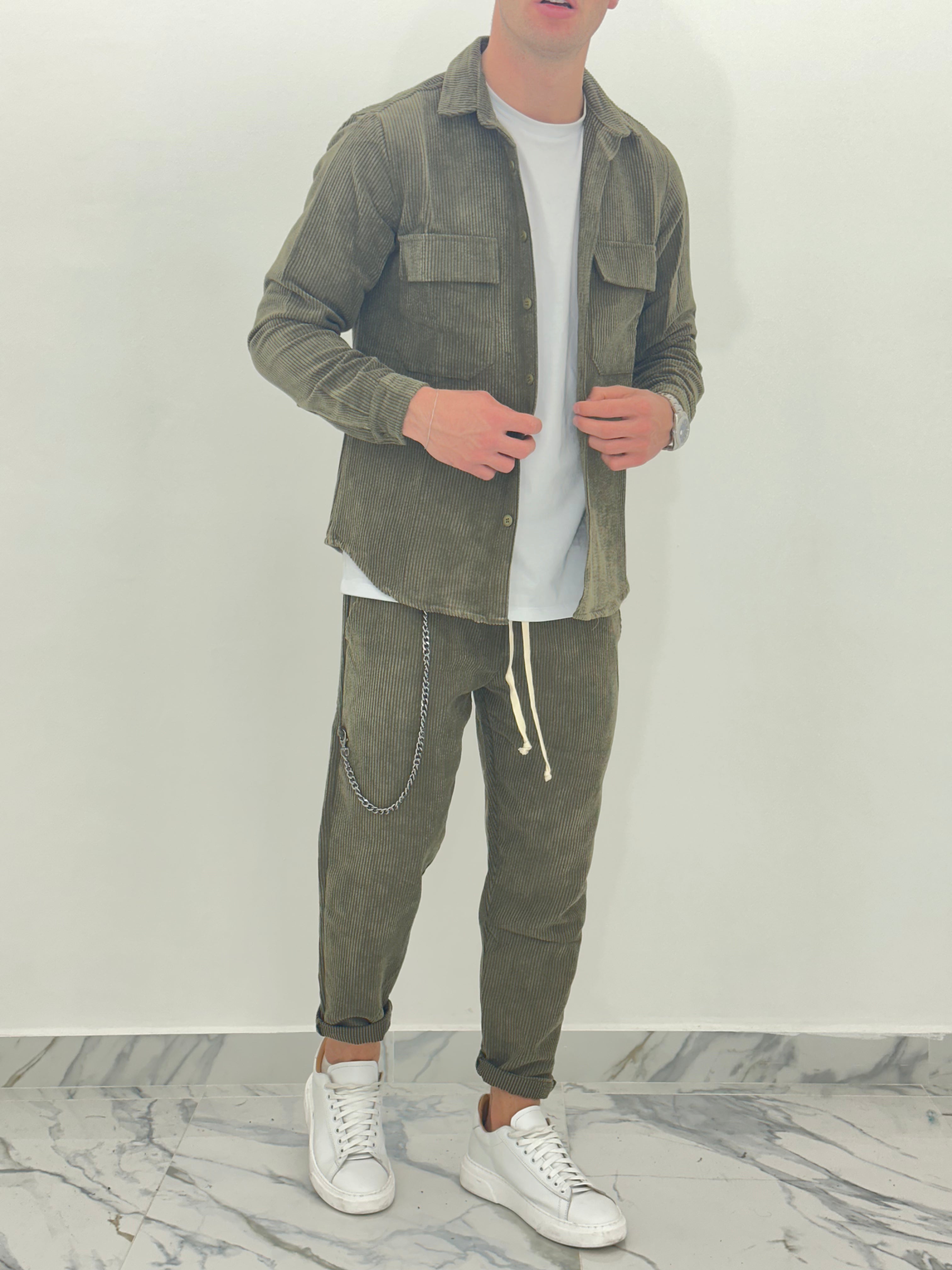 COMPLETO NIZZA - col.VERDE MILITARE