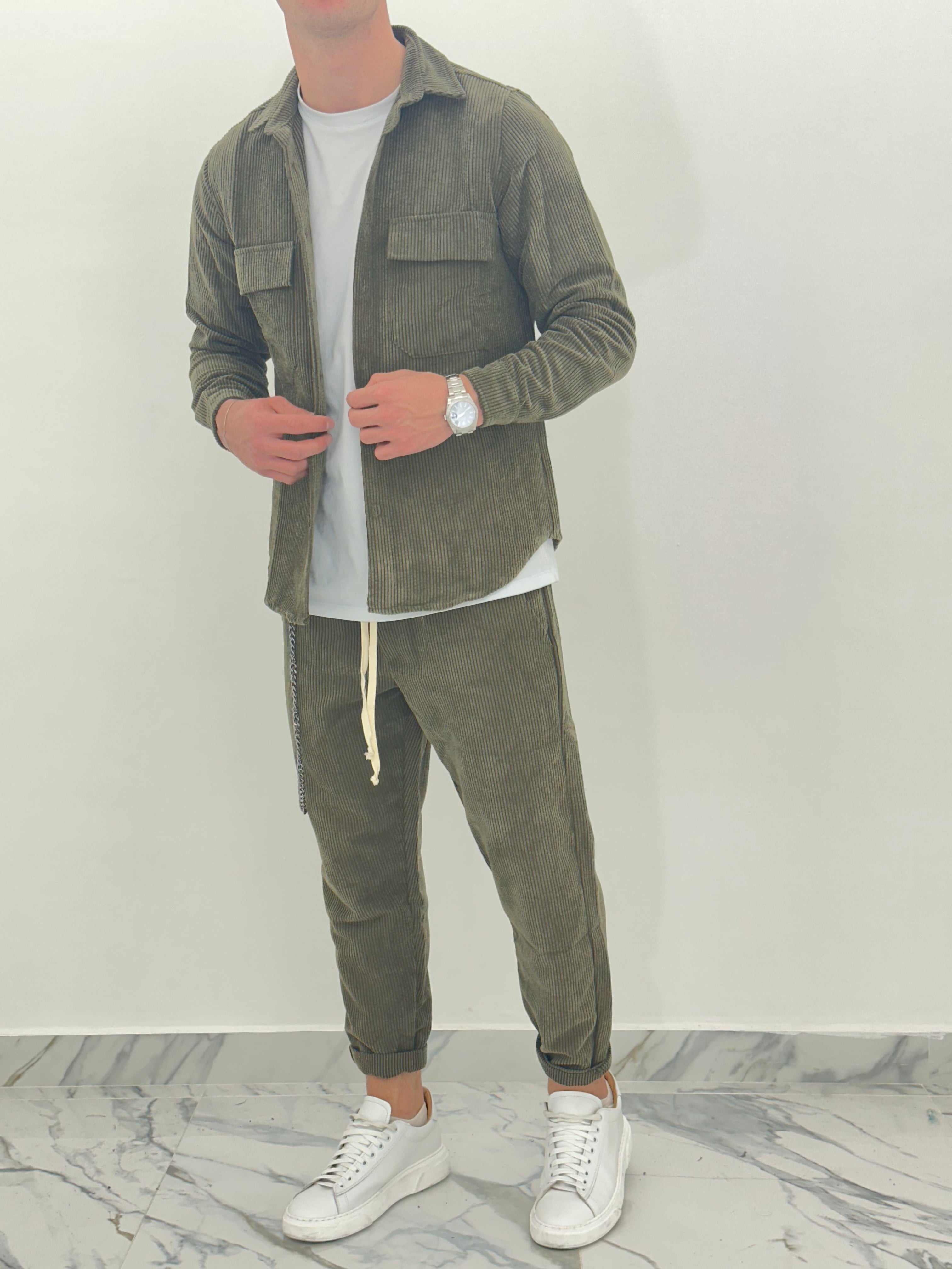 COMPLETO NIZZA - col.VERDE MILITARE