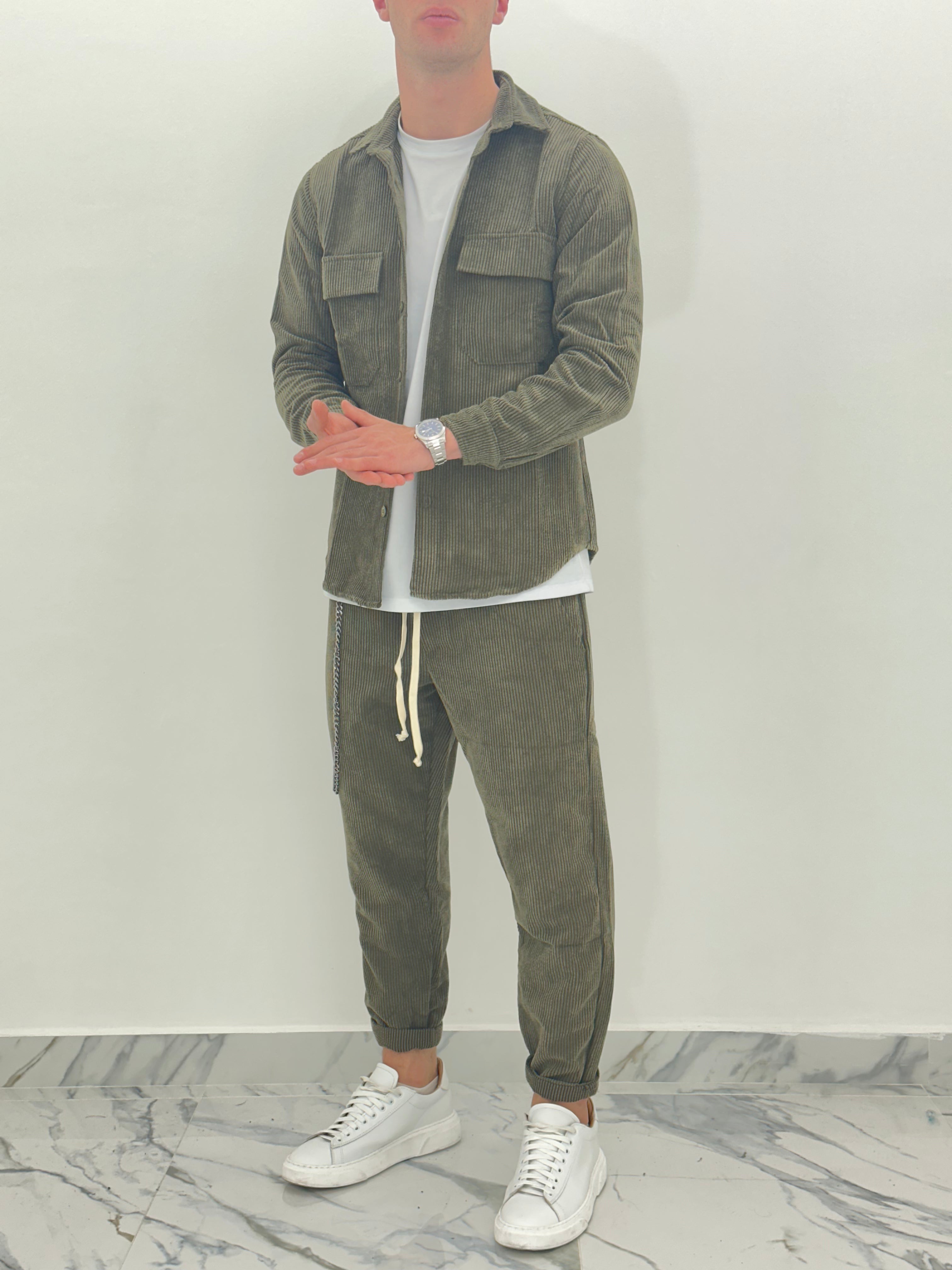 COMPLETO NIZZA - col.VERDE MILITARE
