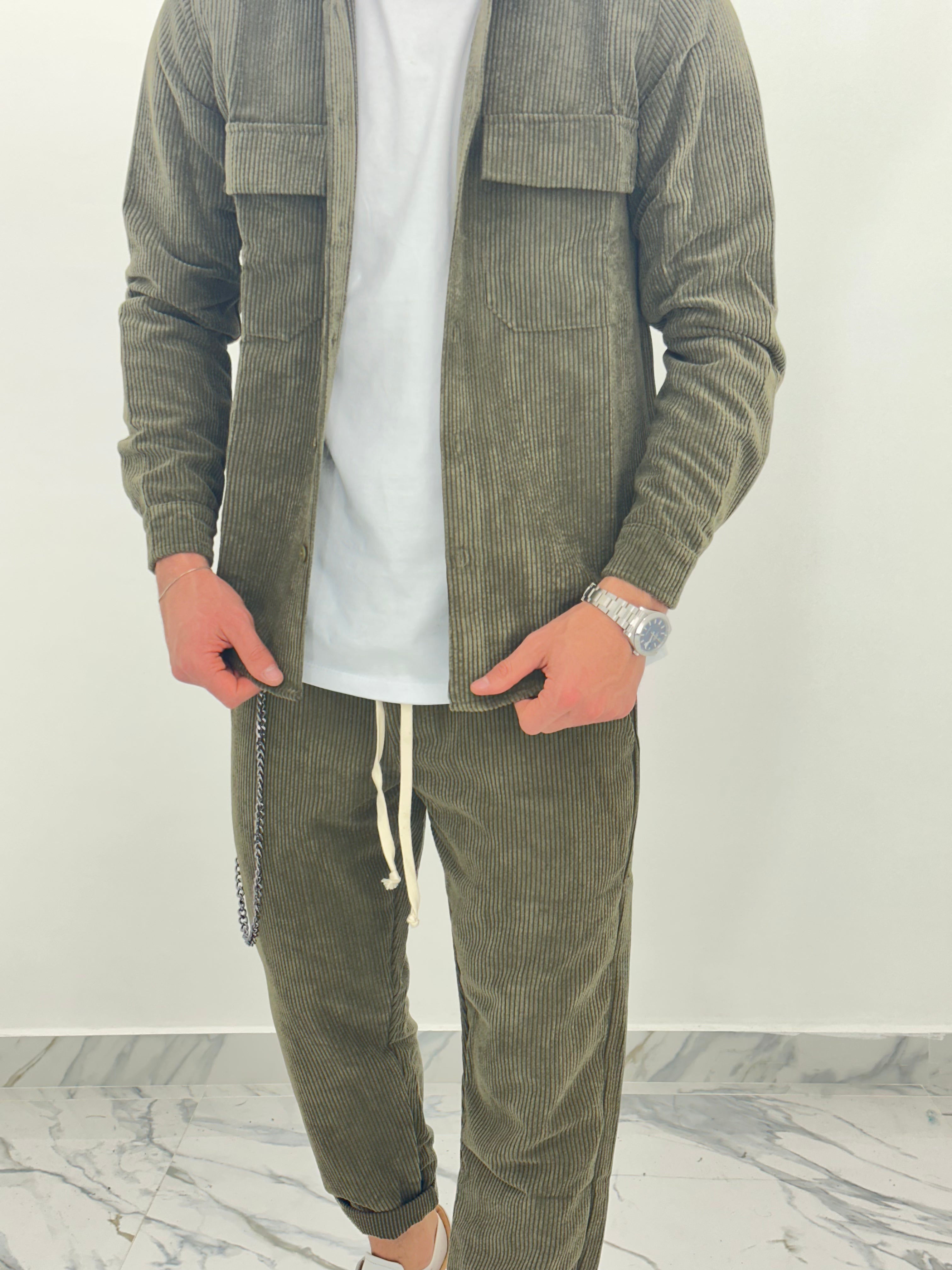 COMPLETO NIZZA - col.VERDE MILITARE
