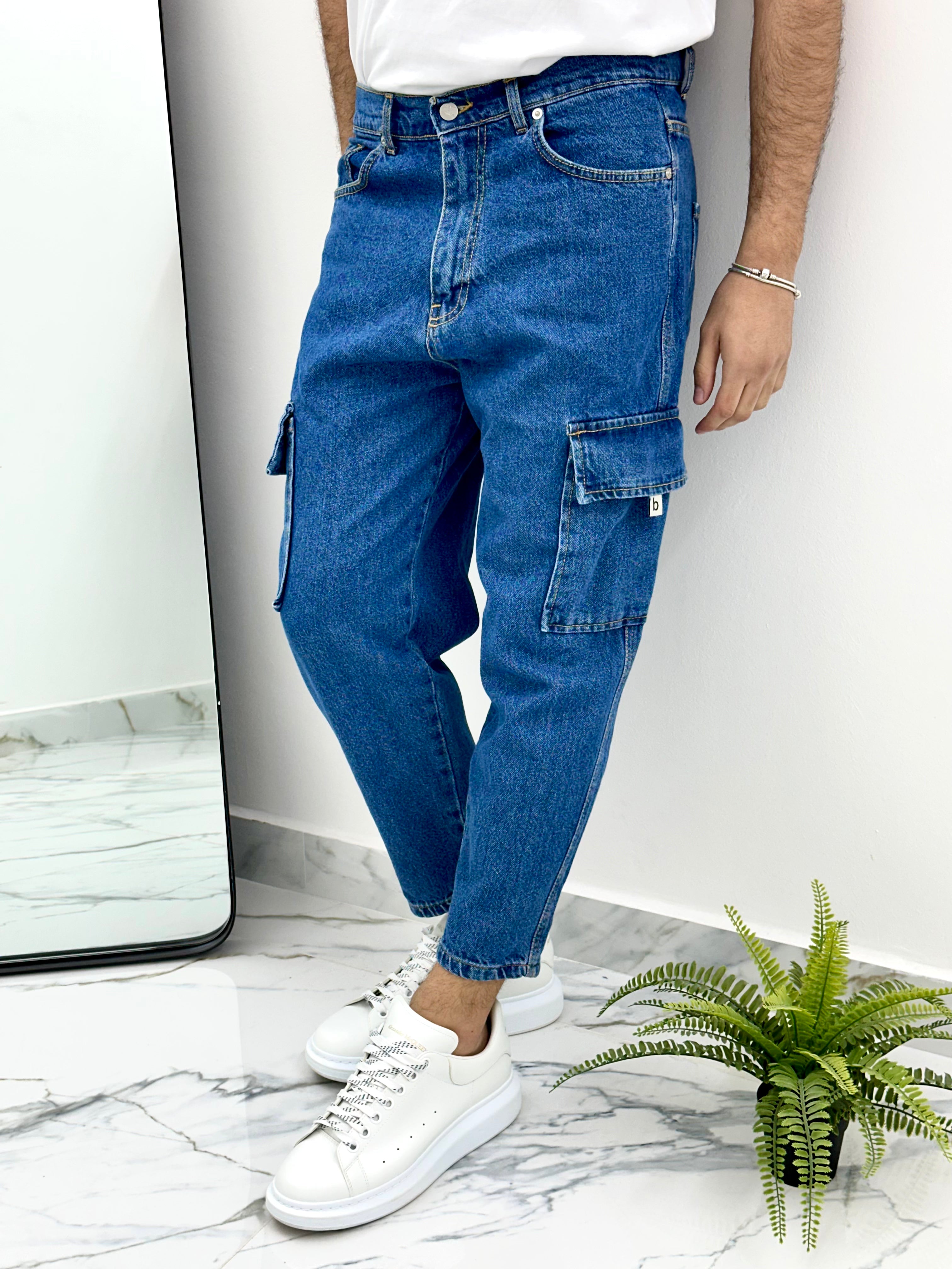 JEANS CARROT FIT DENIM