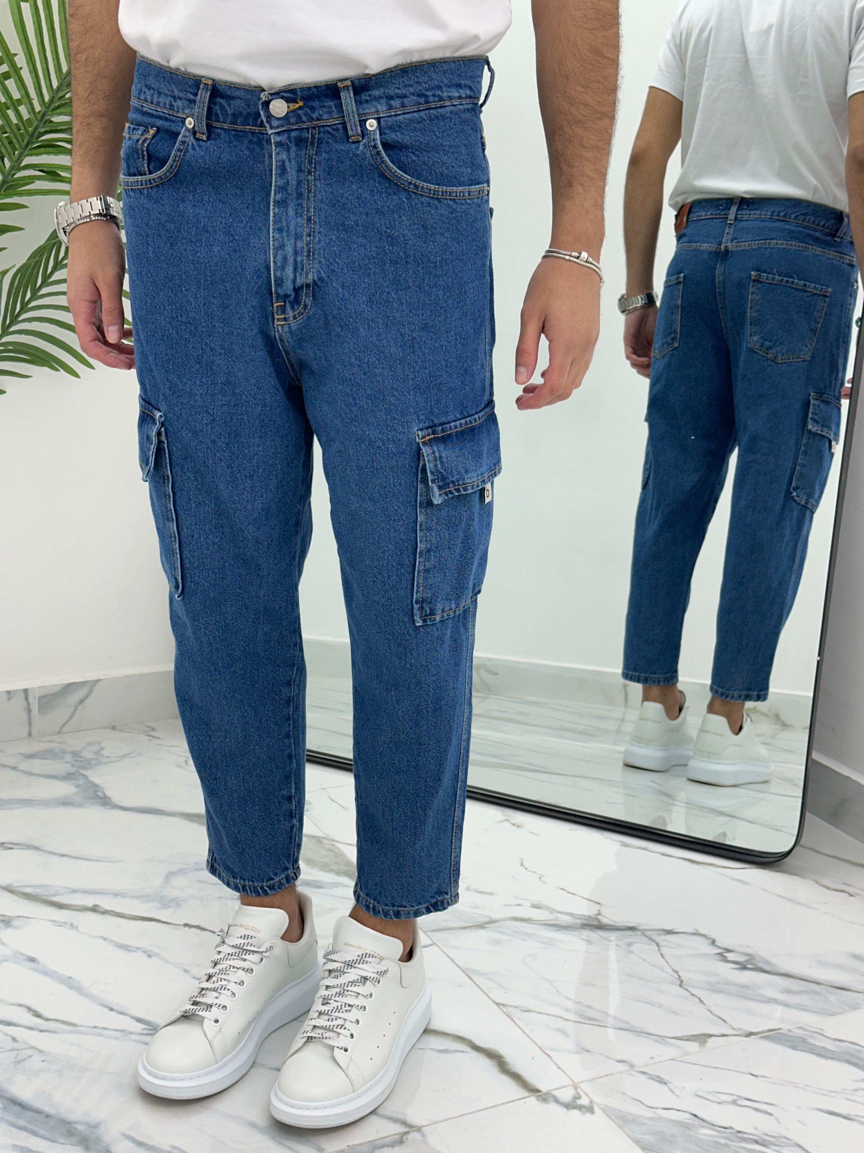 JEANS CARROT FIT DENIM