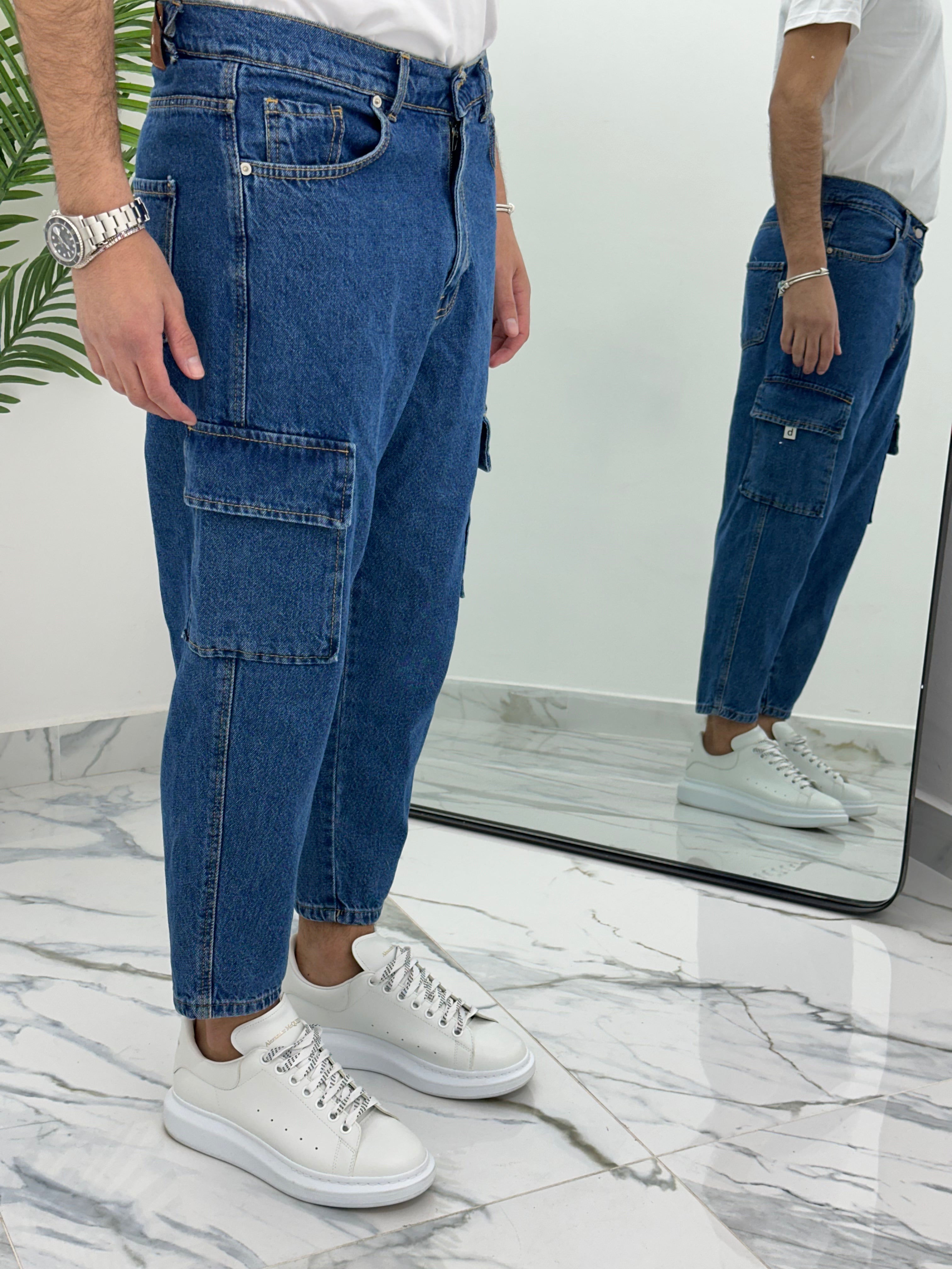 JEANS CARROT FIT DENIM