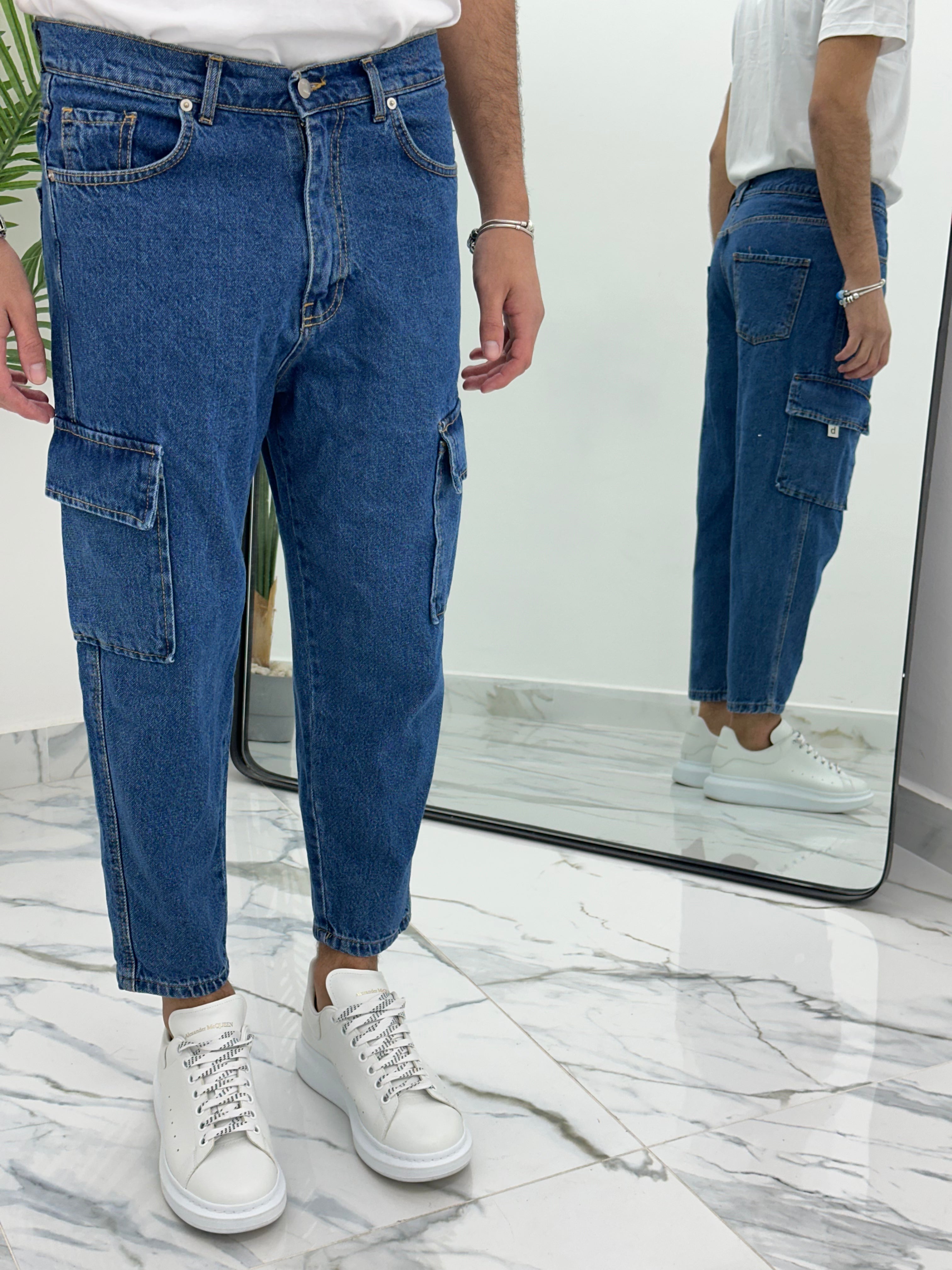 JEANS CARROT FIT DENIM