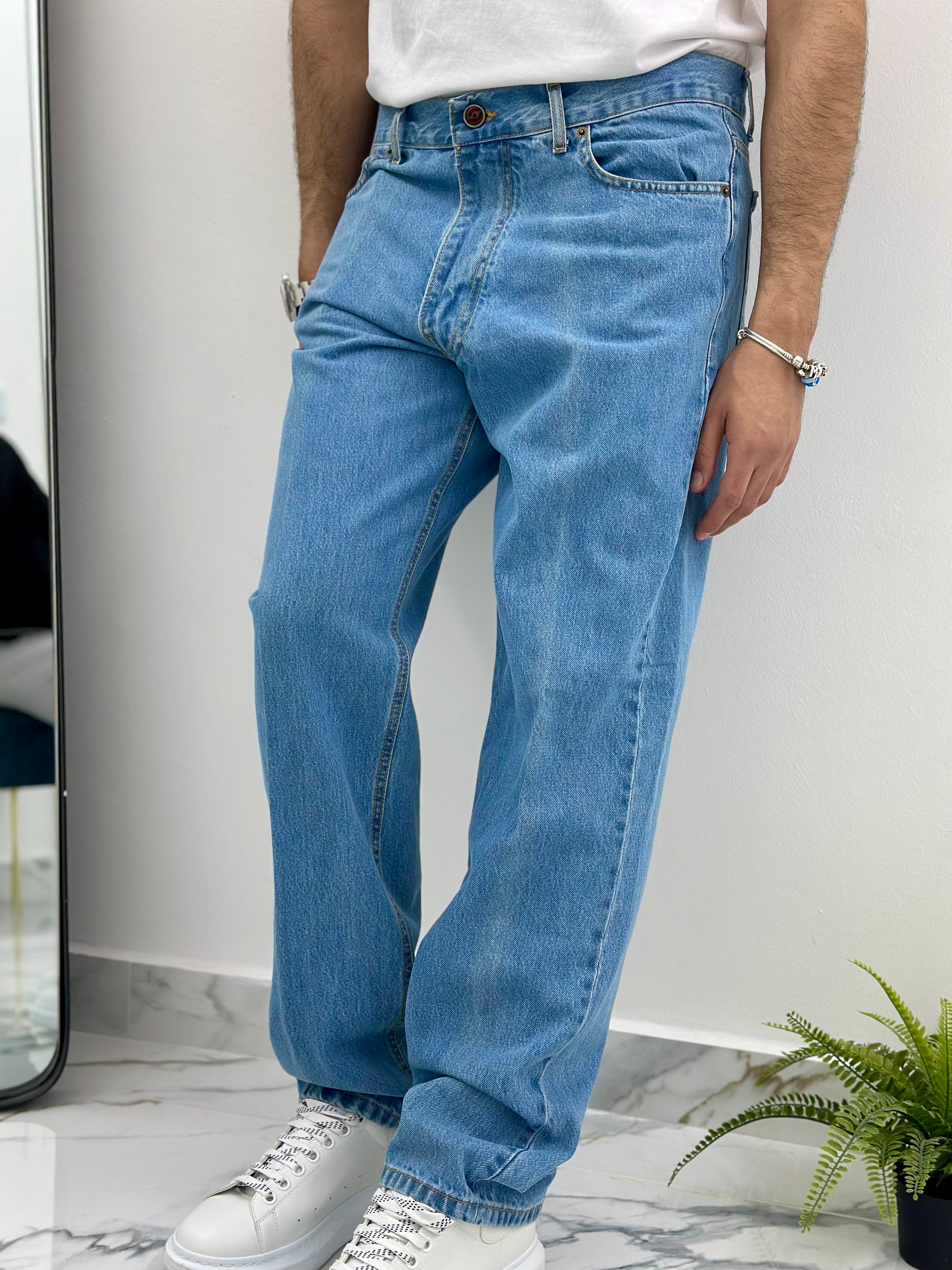 JEANS BAGGY FIT LAVAGGIO CHIARO