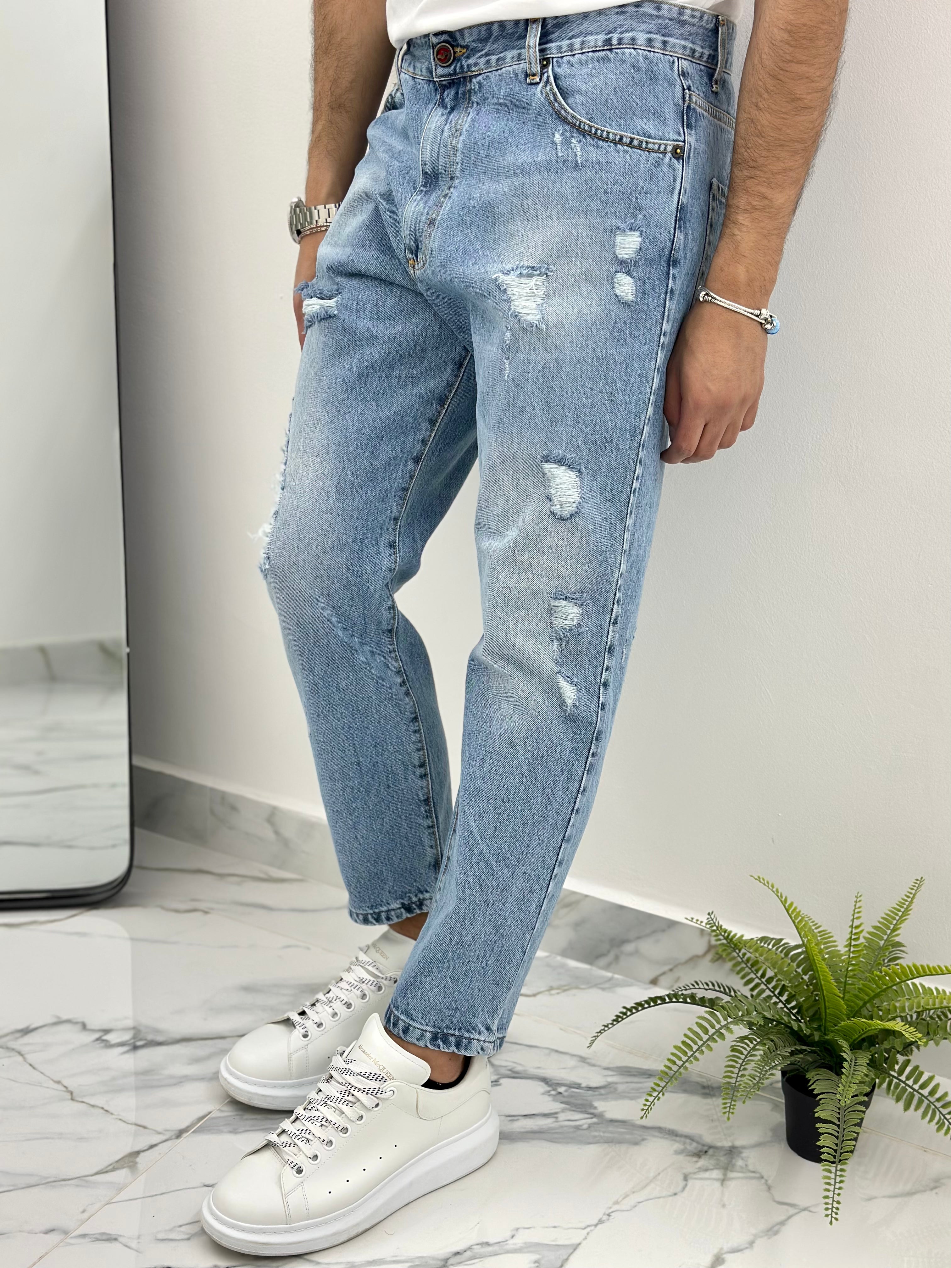 JEANS LOOSE FIT ROTTURE
