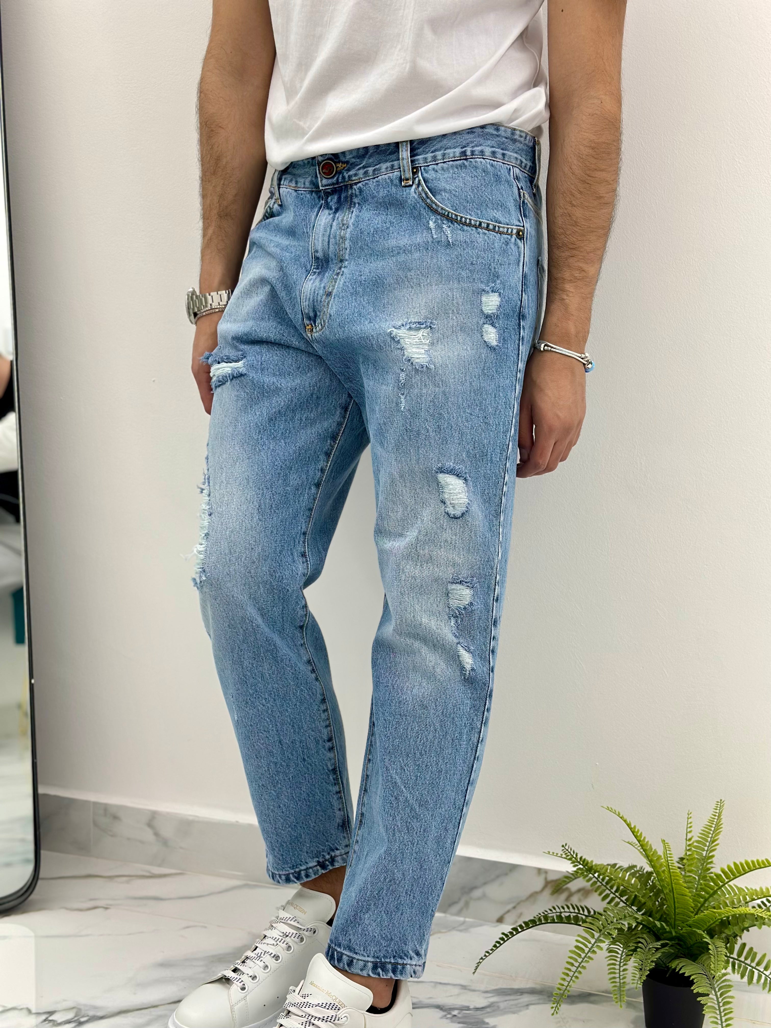 JEANS LOOSE FIT ROTTURE