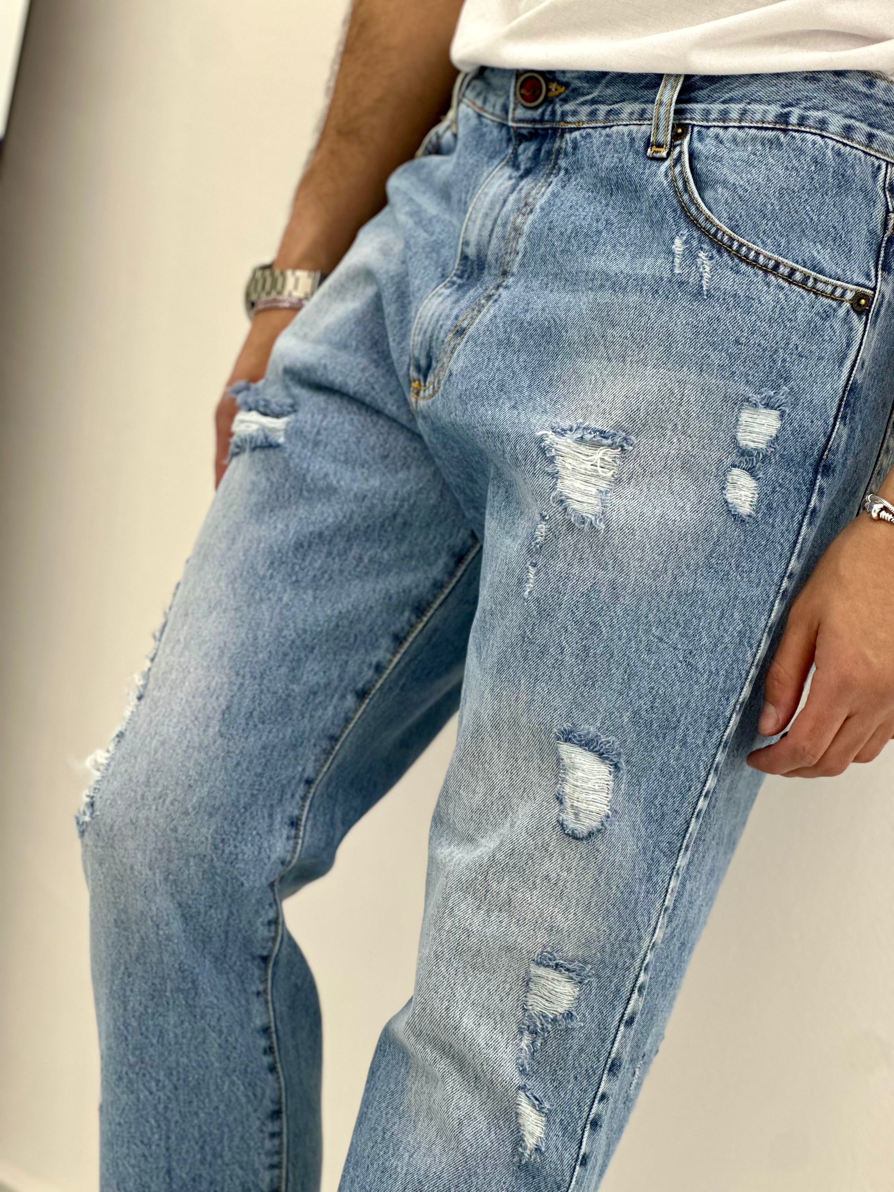 JEANS LOOSE FIT ROTTURE