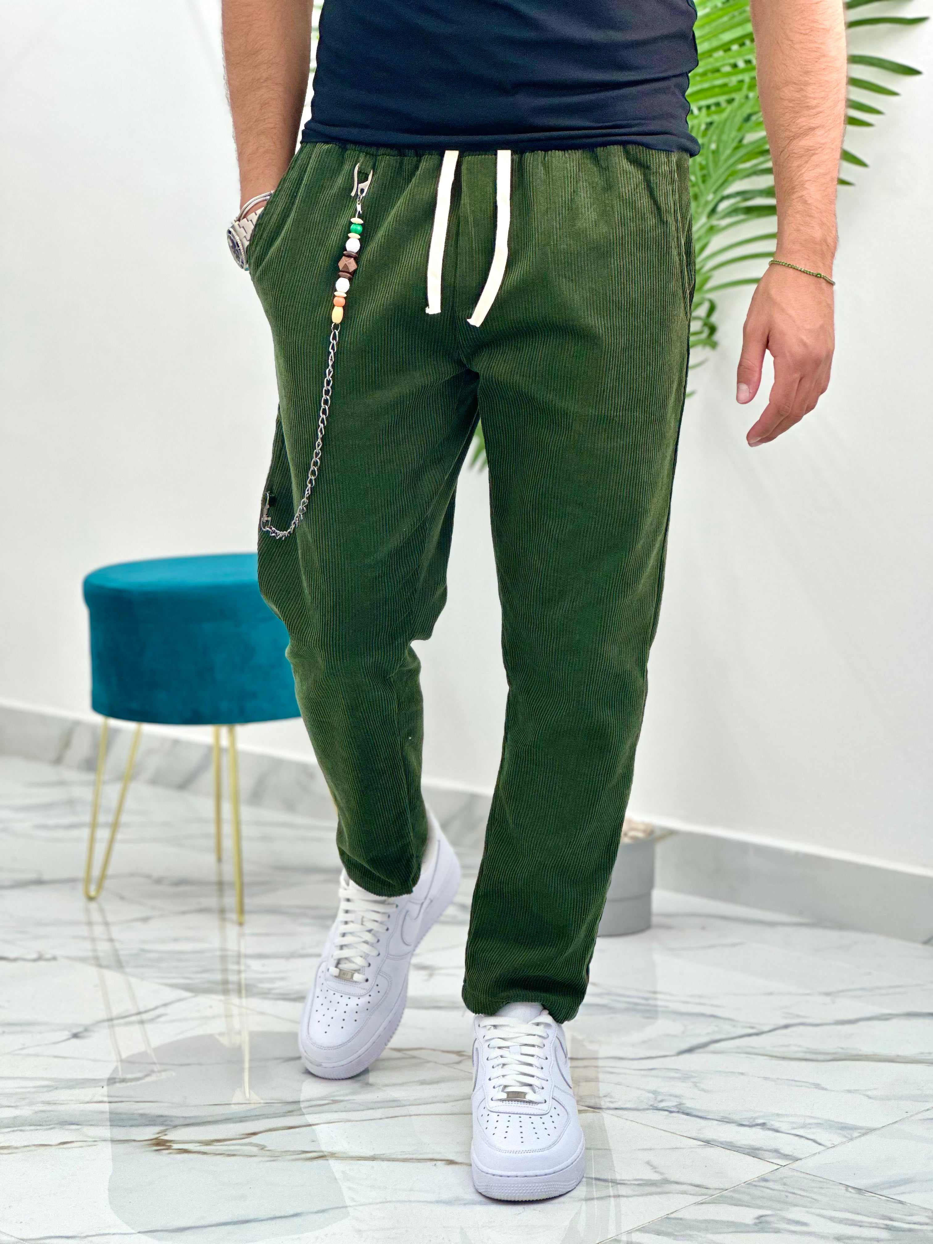 PANTALONE BAGGY IN VELLUTO