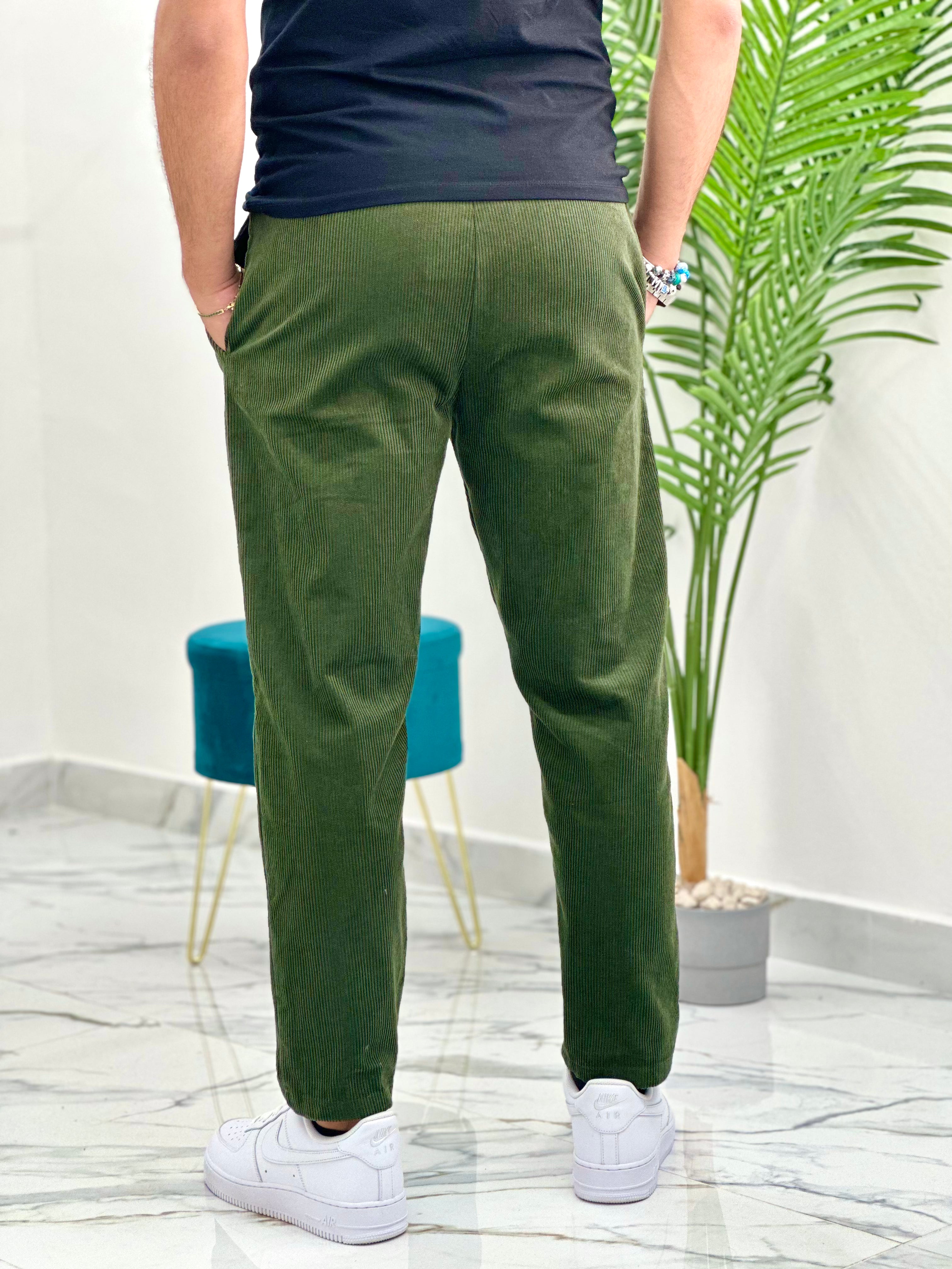 PANTALONE BAGGY IN VELLUTO