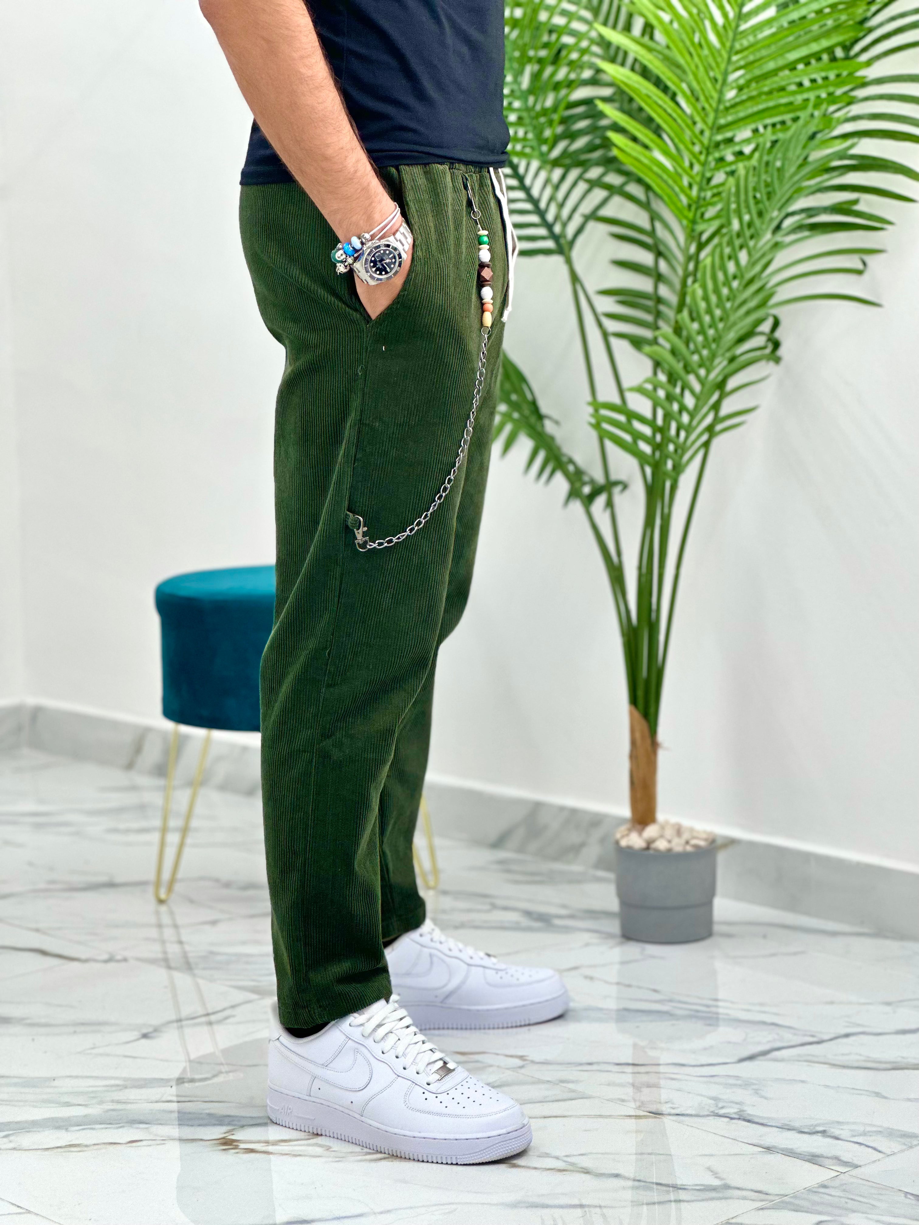 PANTALONE BAGGY IN VELLUTO