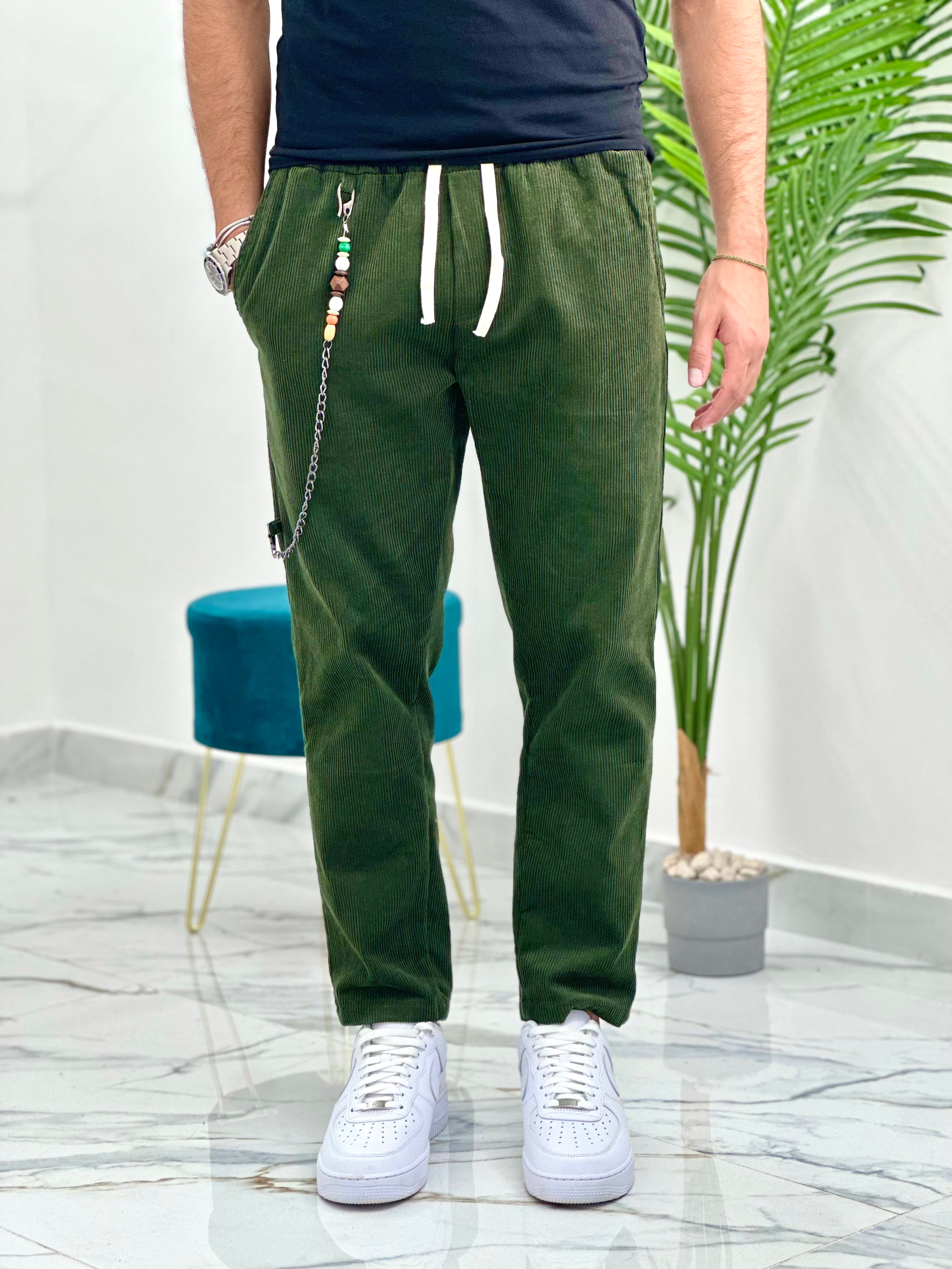 PANTALONE BAGGY IN VELLUTO
