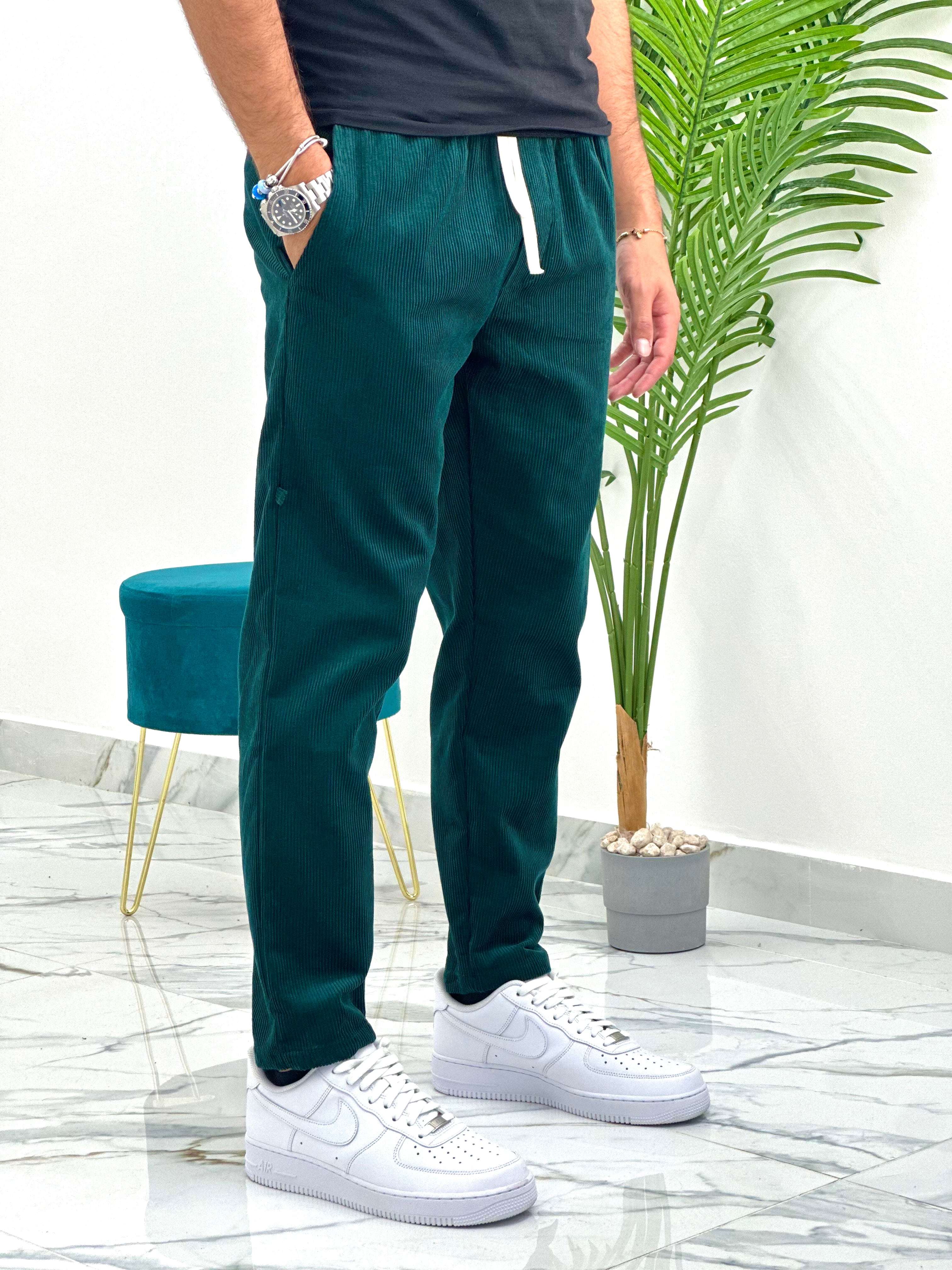 PANTALONE BAGGY IN VELLUTO