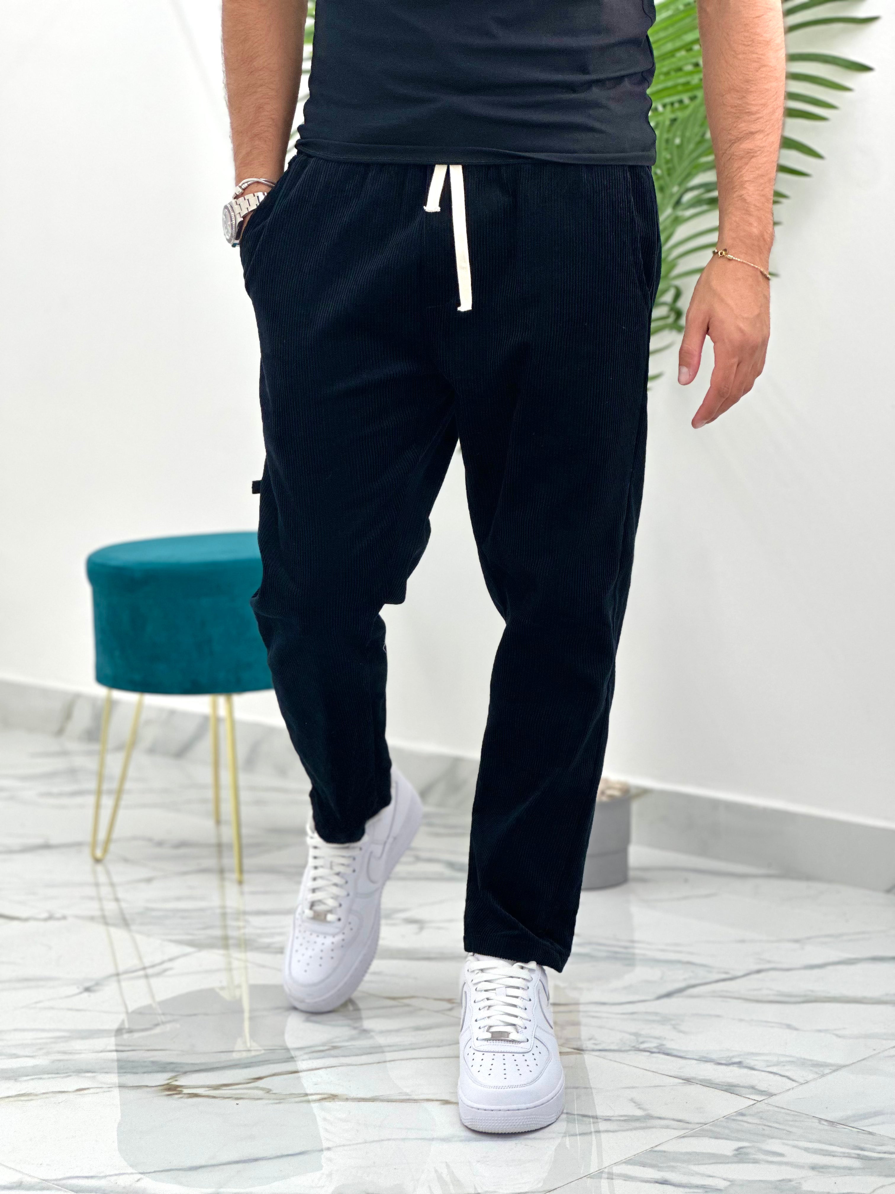 PANTALONE BAGGY IN VELLUTO