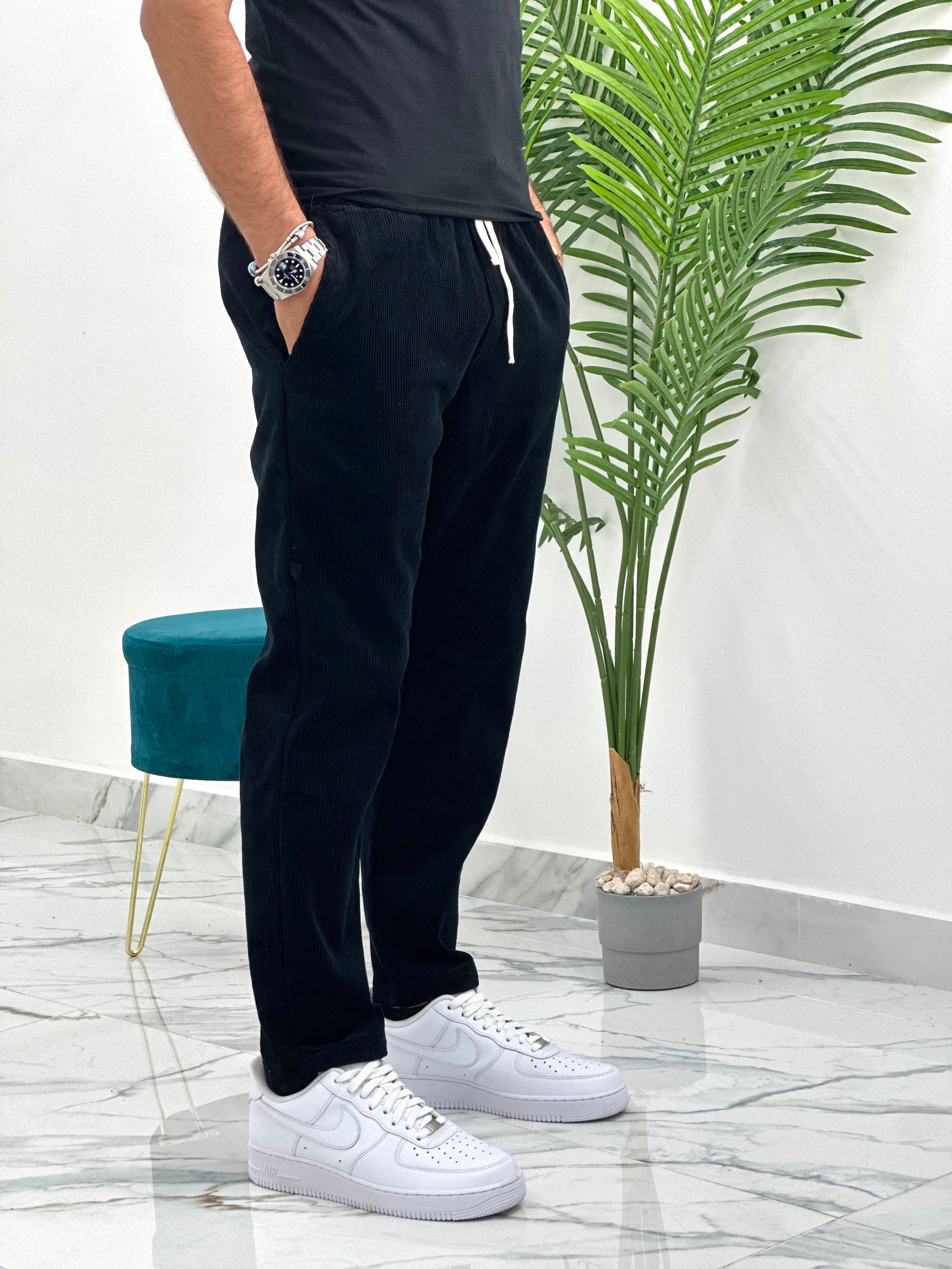 PANTALONE BAGGY IN VELLUTO