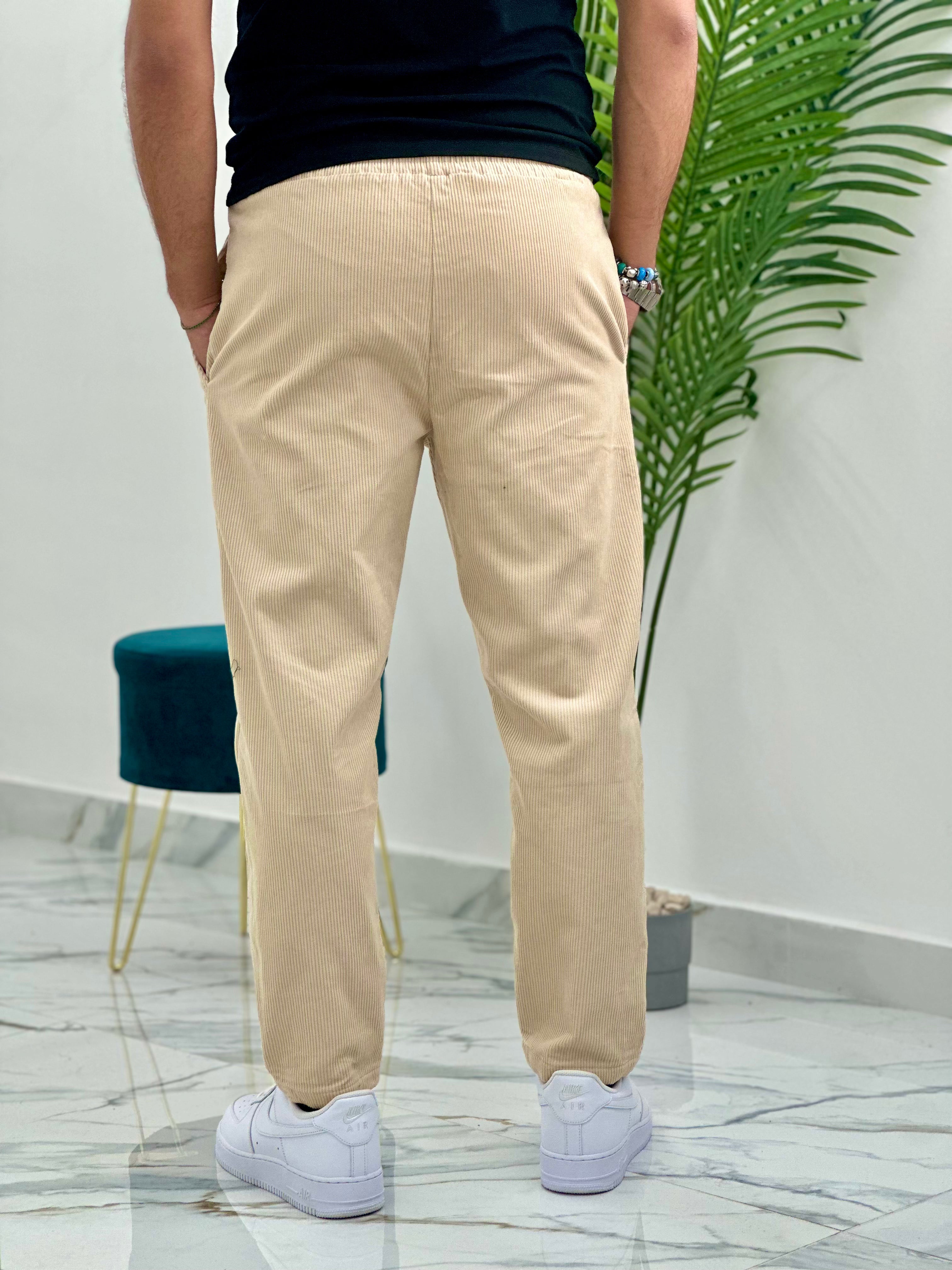 PANTALONE BAGGY IN VELLUTO