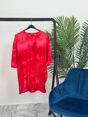 T-SHIRT OVERSIZE col.ROSSO