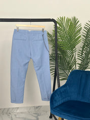 PANTALONI MONTECARLO col.CELESTE
