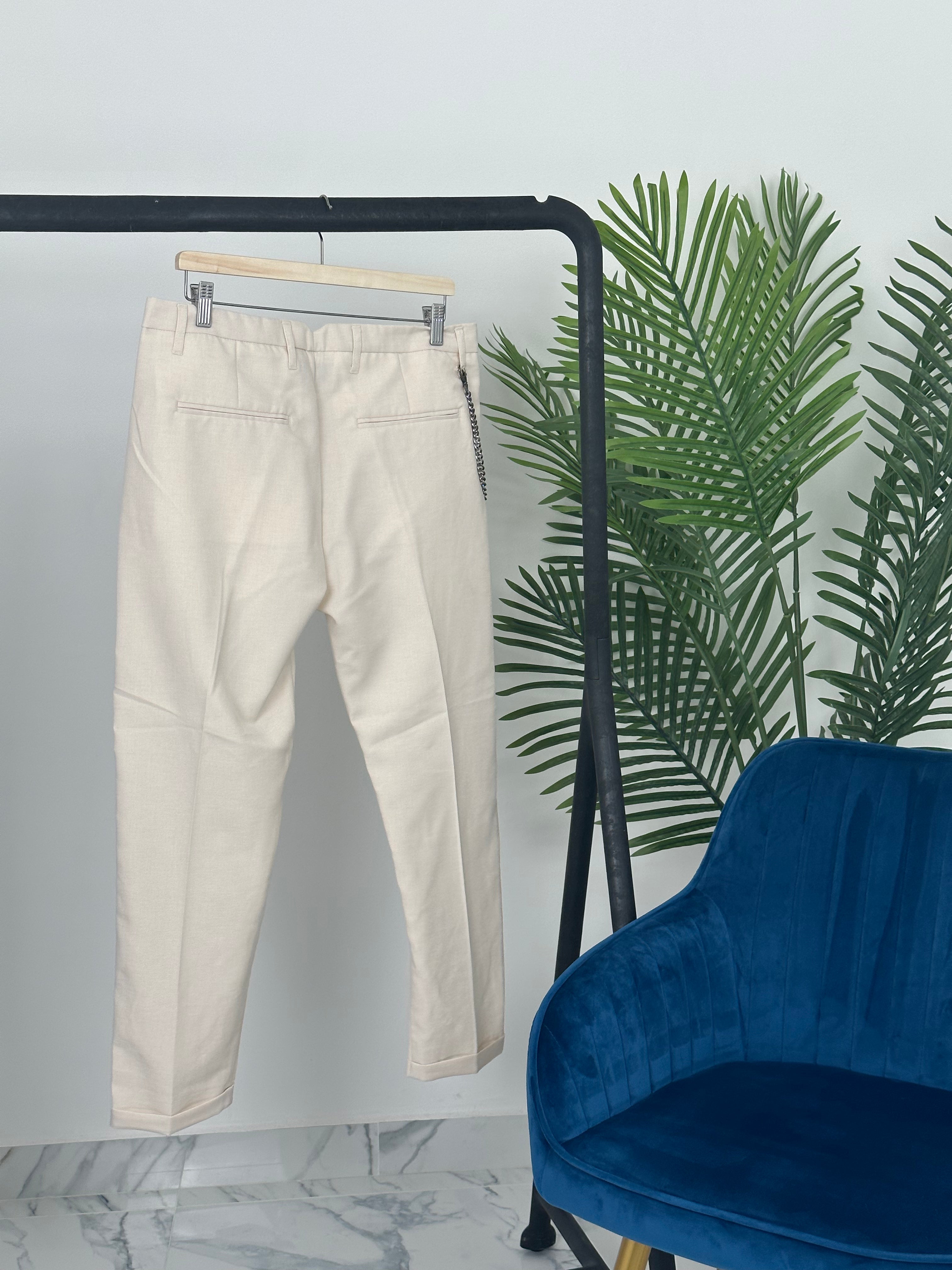 PANTALONI MONTECARLO col.BIANCO