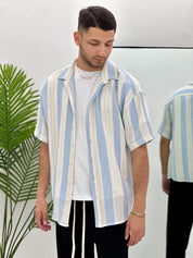 CAMICIA CAPRI C50 IN COTONE col.CELESTE