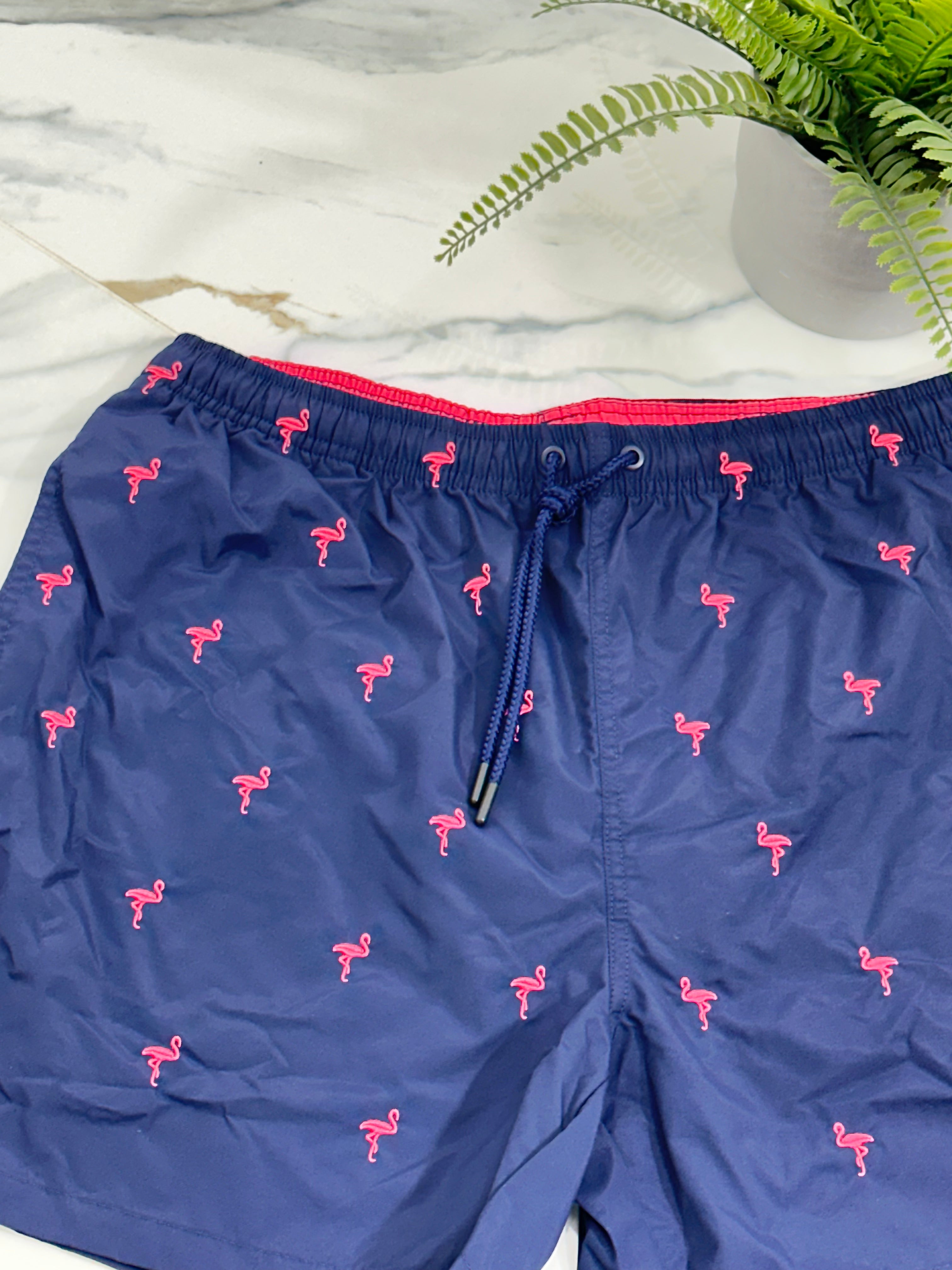 COSTUME FENICOTTERI col.BLU/ROSA