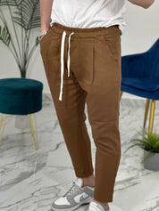 PANTALACCIO IN LINO col.CAMMELLO PU2126
