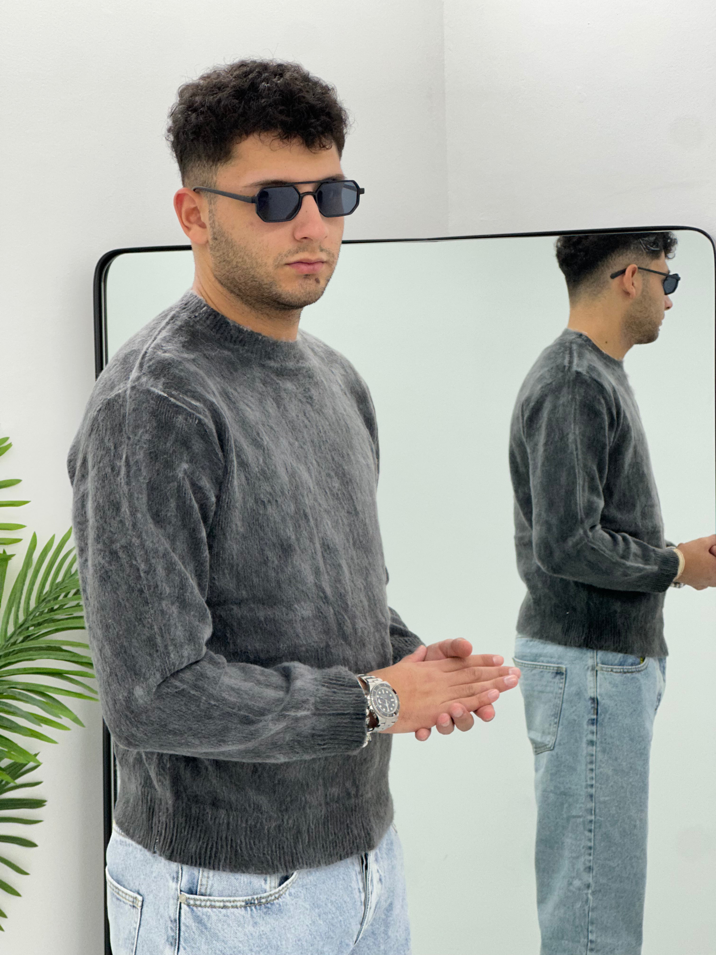 MAGLIONCINO EFFETTO SPAZZOLATO