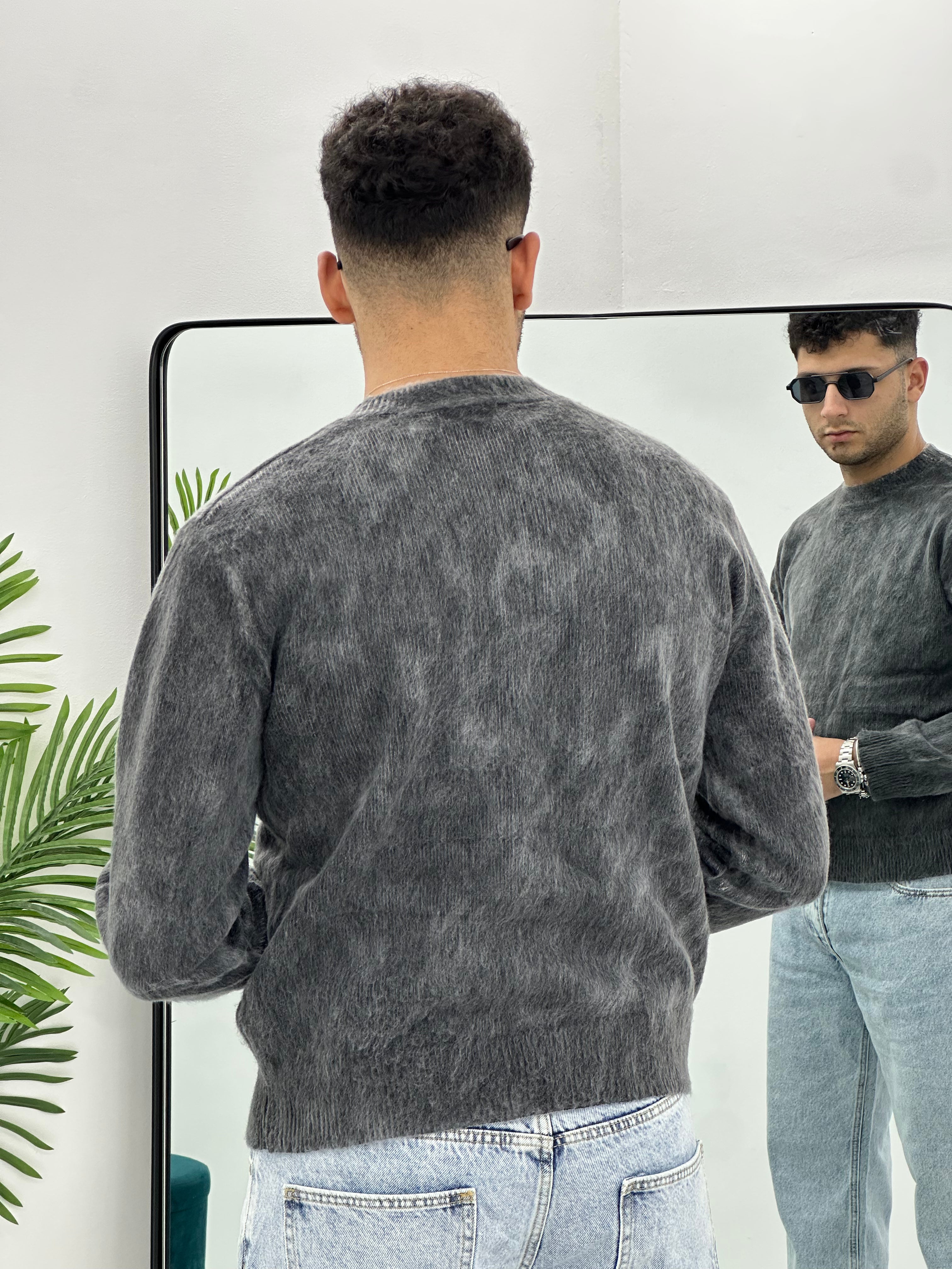 MAGLIONCINO EFFETTO SPAZZOLATO