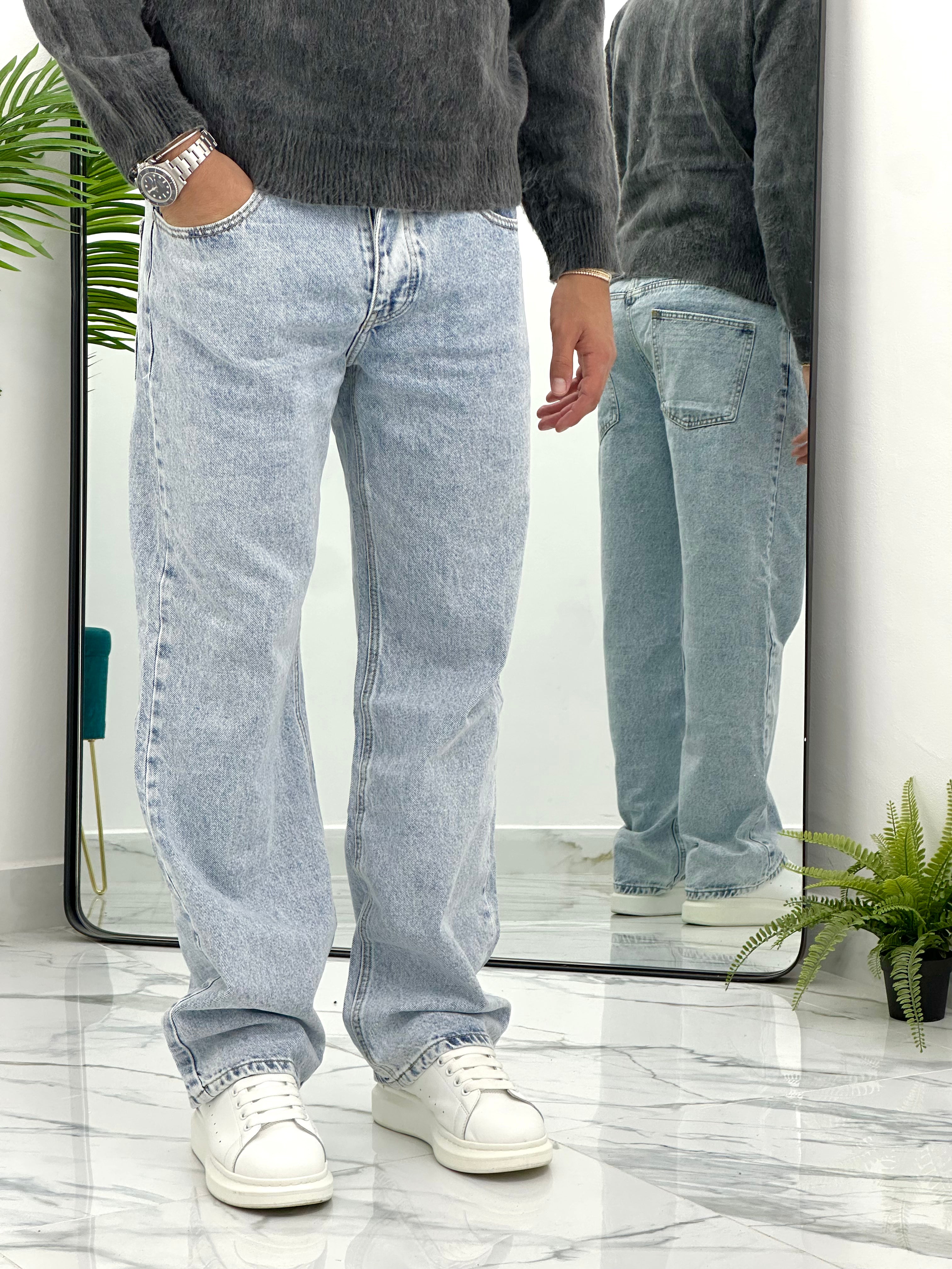 JEANS BAGGY CHIARO
