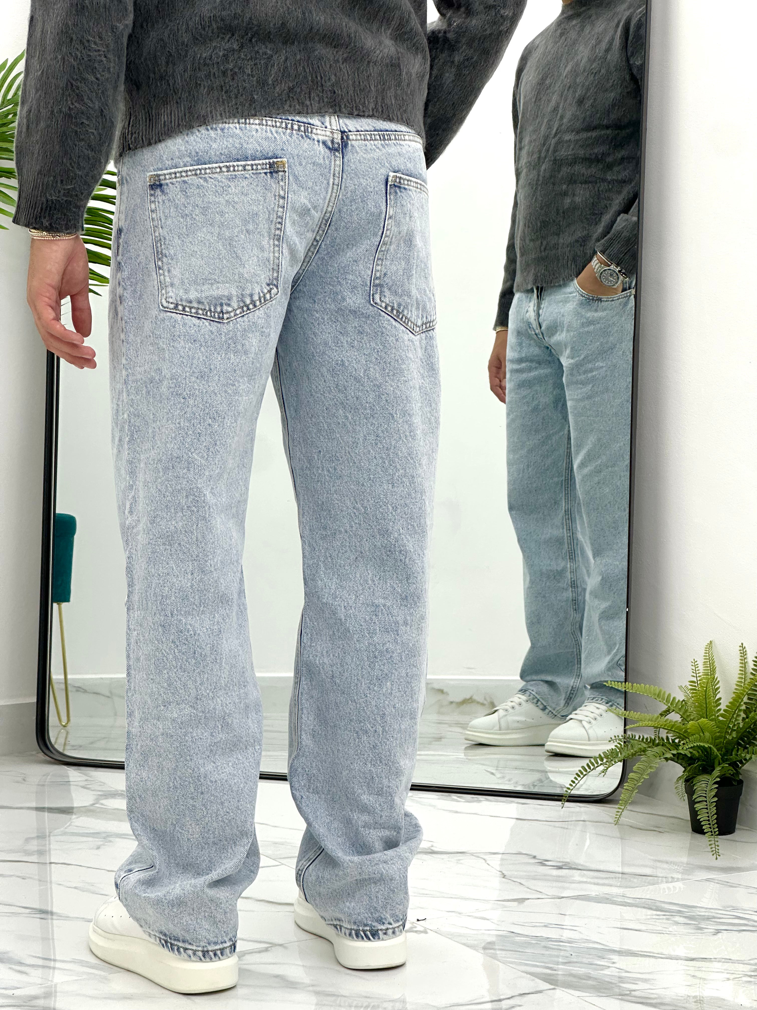 JEANS BAGGY CHIARO