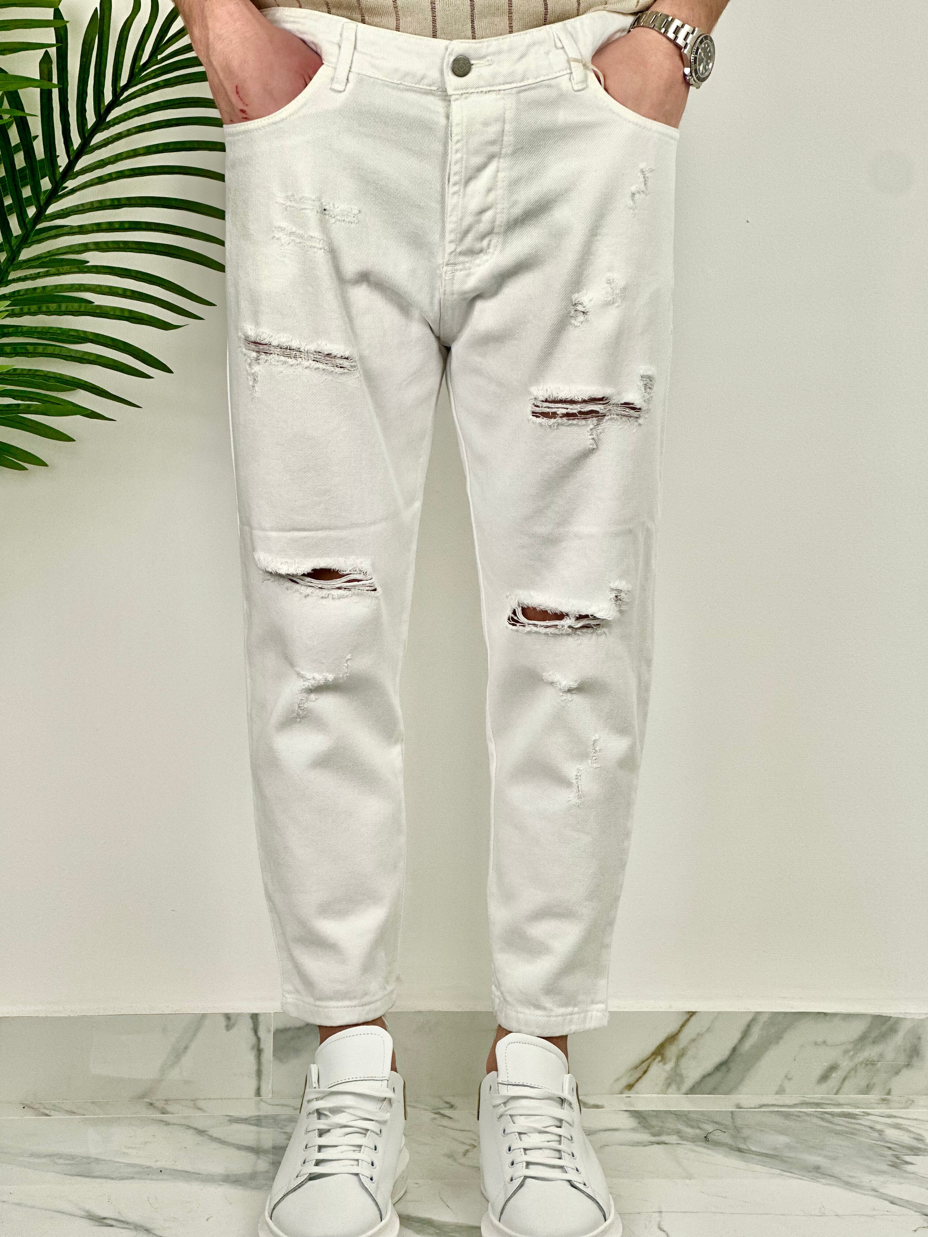 PANTALONE FIRENZE CR2379 COL.BIANCO