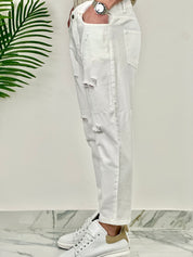 PANTALONE FIRENZE CR2379 COL.BIANCO