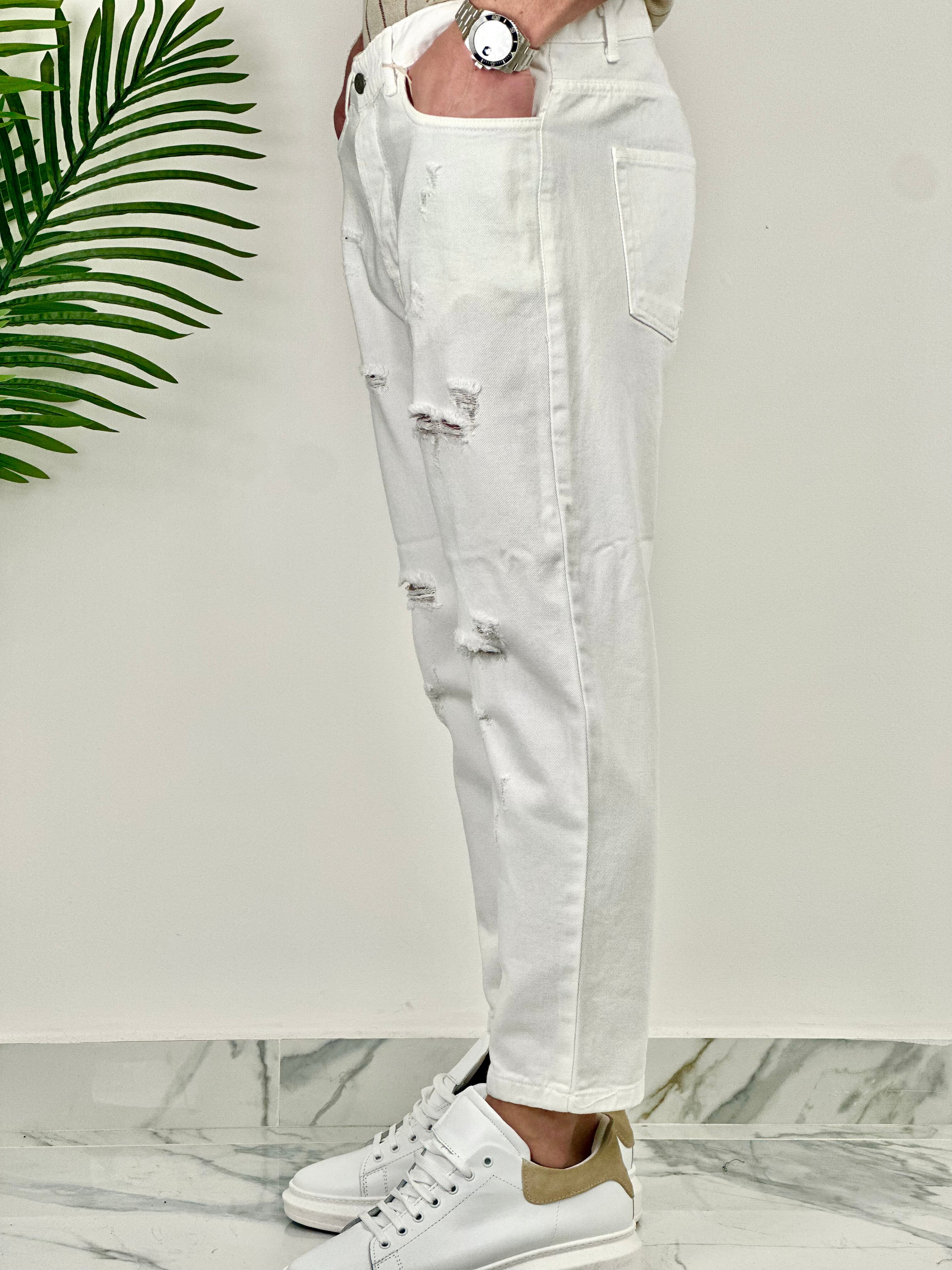 PANTALONE FIRENZE CR2379 COL.BIANCO
