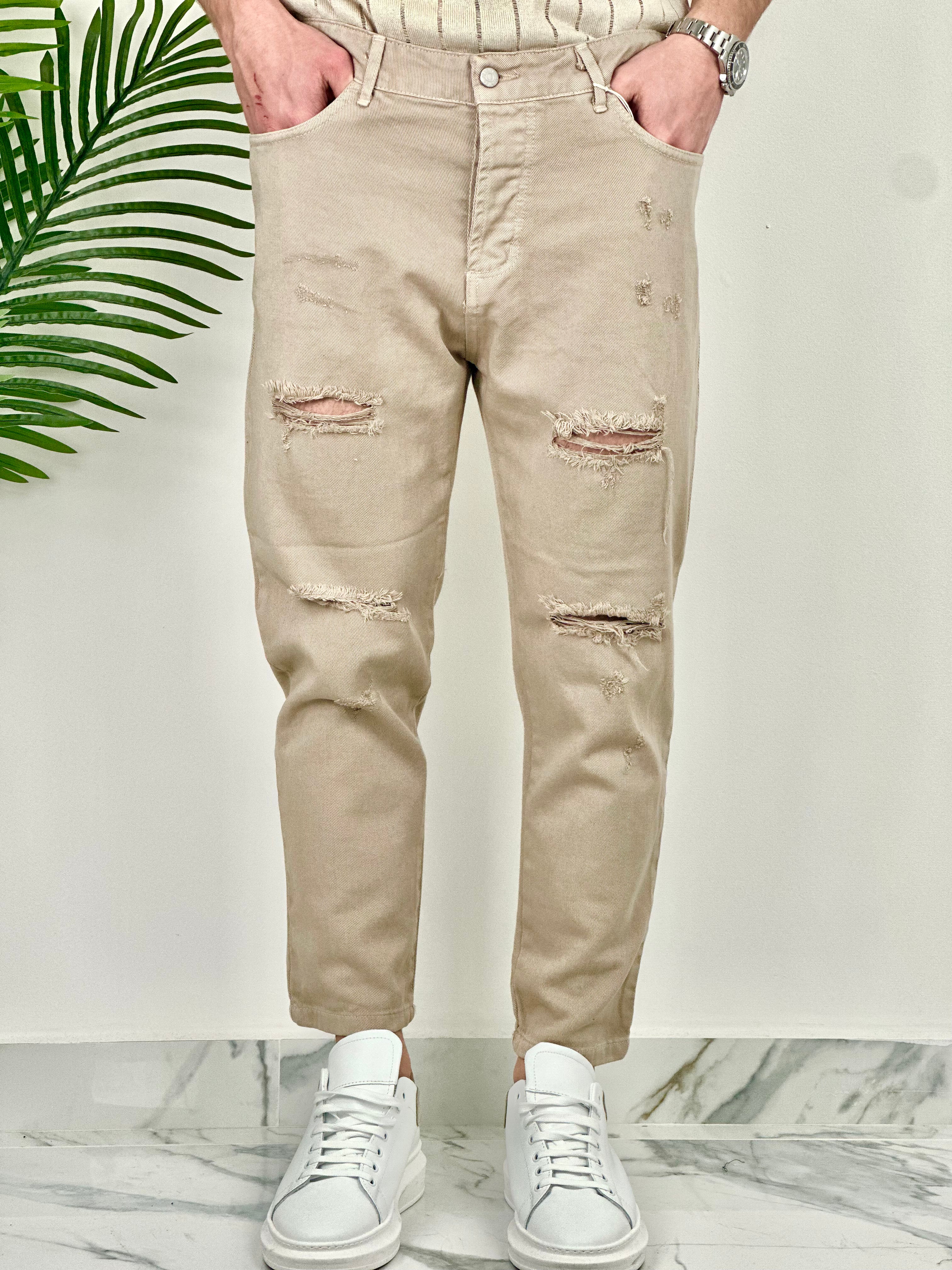 PANTALONE FIRENZE CR2379 COL.BEIGE